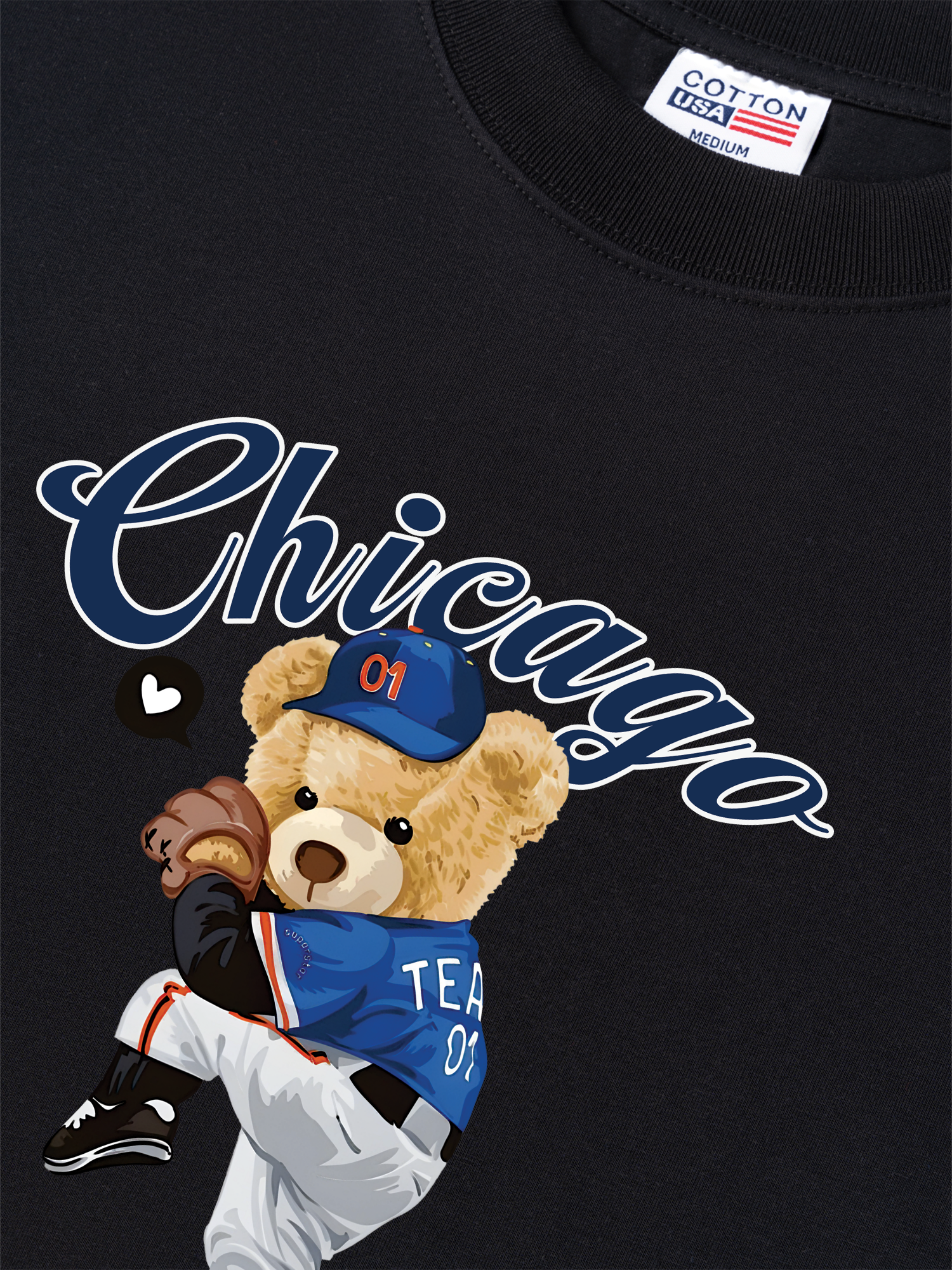 Áo Thun Relaxed Fit Baseball Chicago