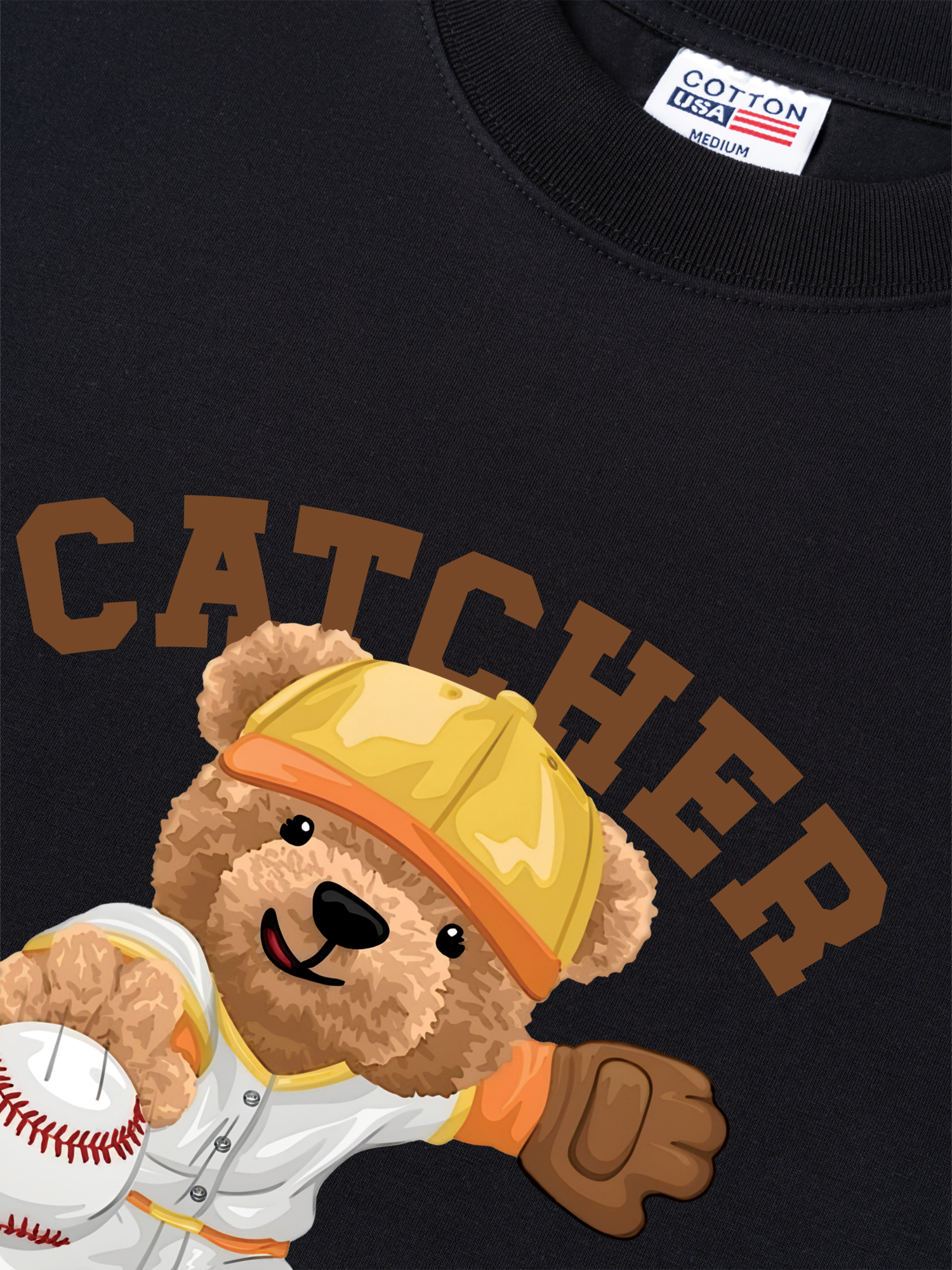 Áo Thun Relaxed Fit Baseball Catcher