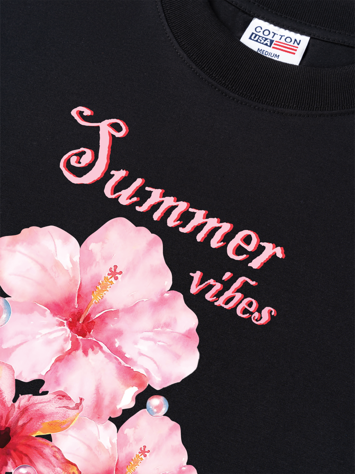 Áo Thun Relaxed Fit Tropical Summer Vibes