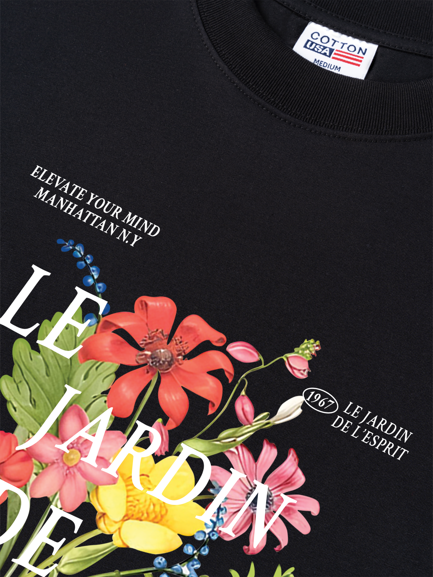 Áo Thun Relaxed Fit Floral Authentic