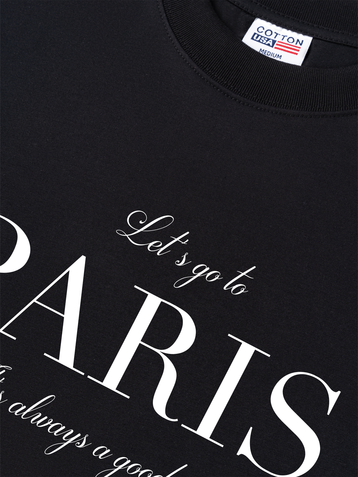 Áo Thun Relaxed Fit City Let's go to Paris