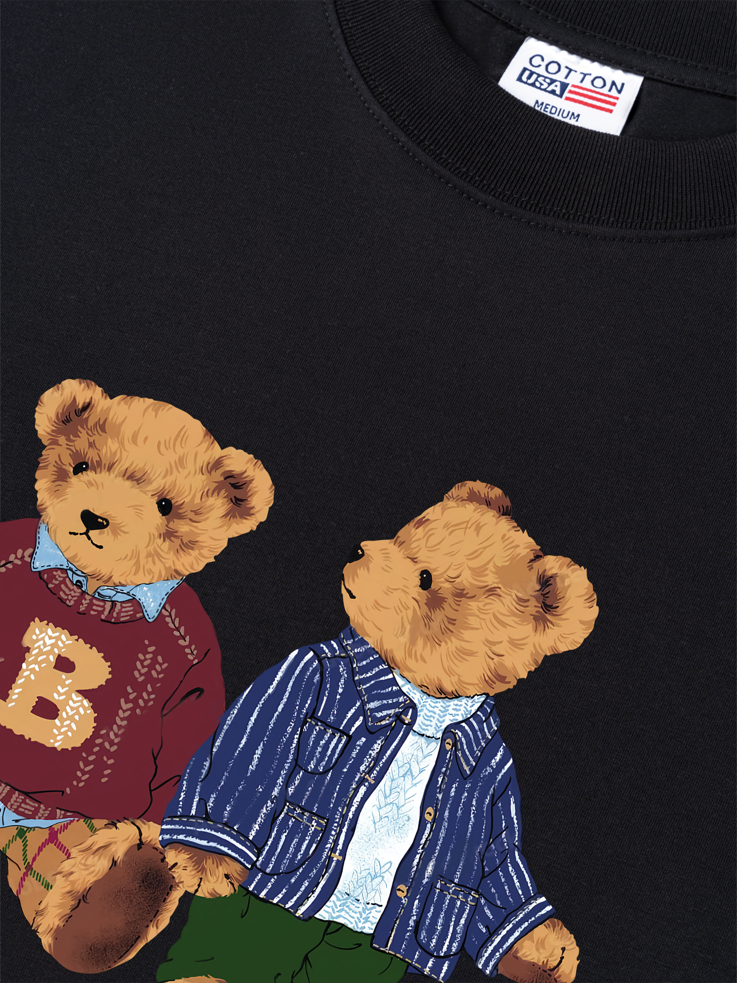 Áo Thun Relaxed Fit Brown Bear