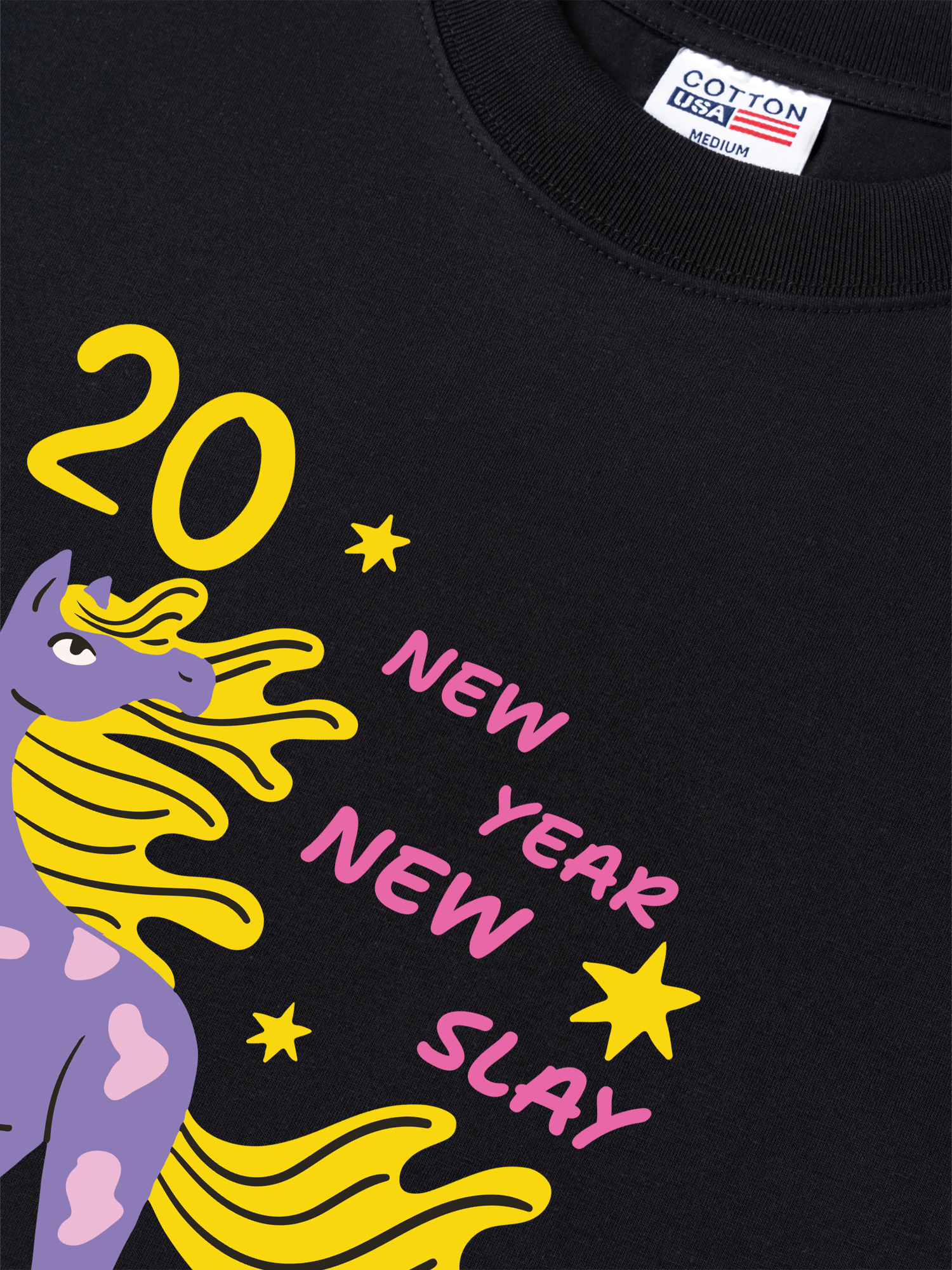 Áo Thun Relaxed Fit New Year New Slay