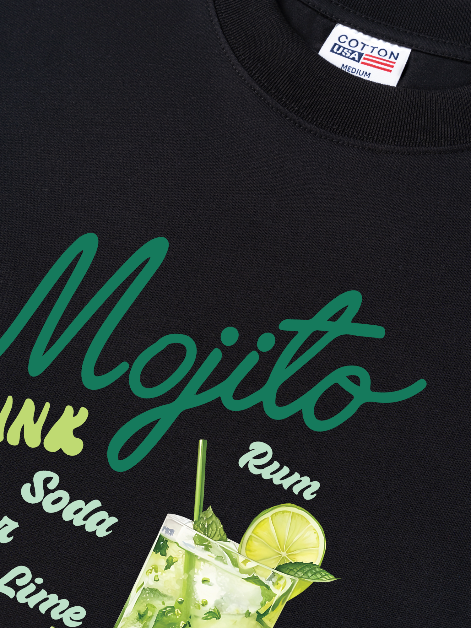 Áo Thun Relaxed Fit Mojito Drink