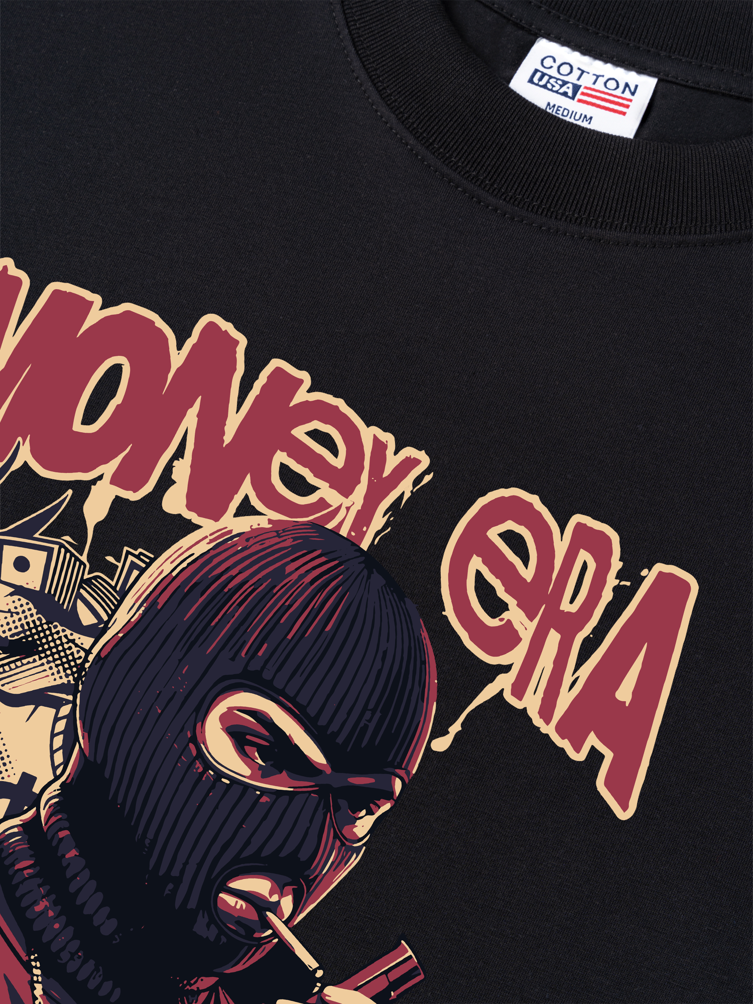 Áo Thun Relaxed Fit Money Era No Rules