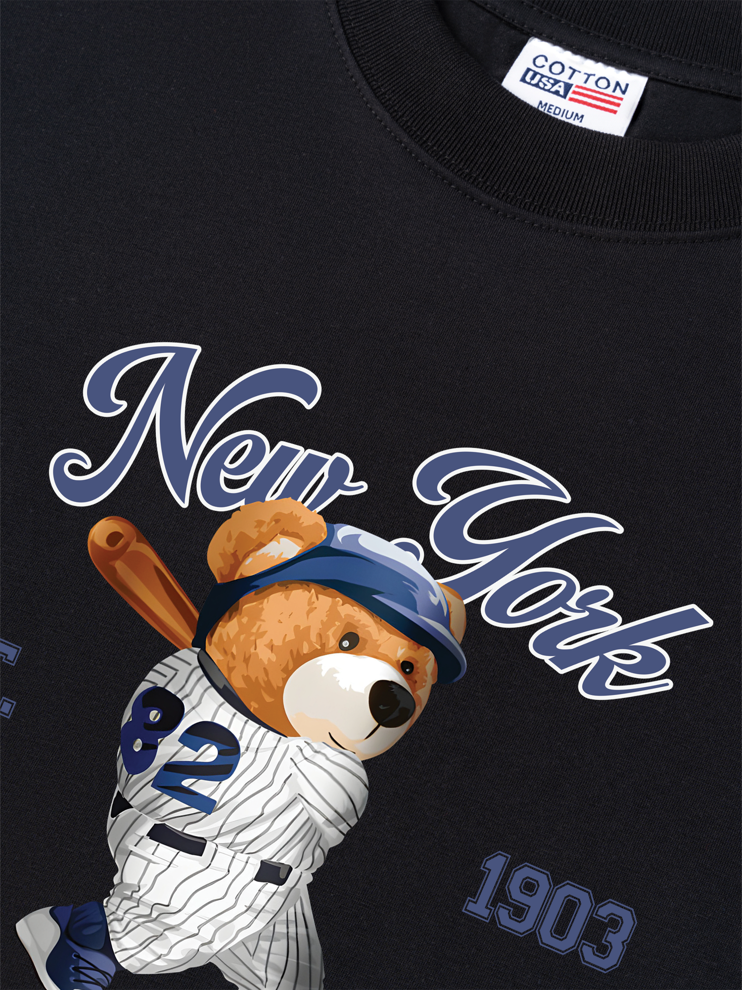 Áo Thun Relaxed Fit New York Baseball