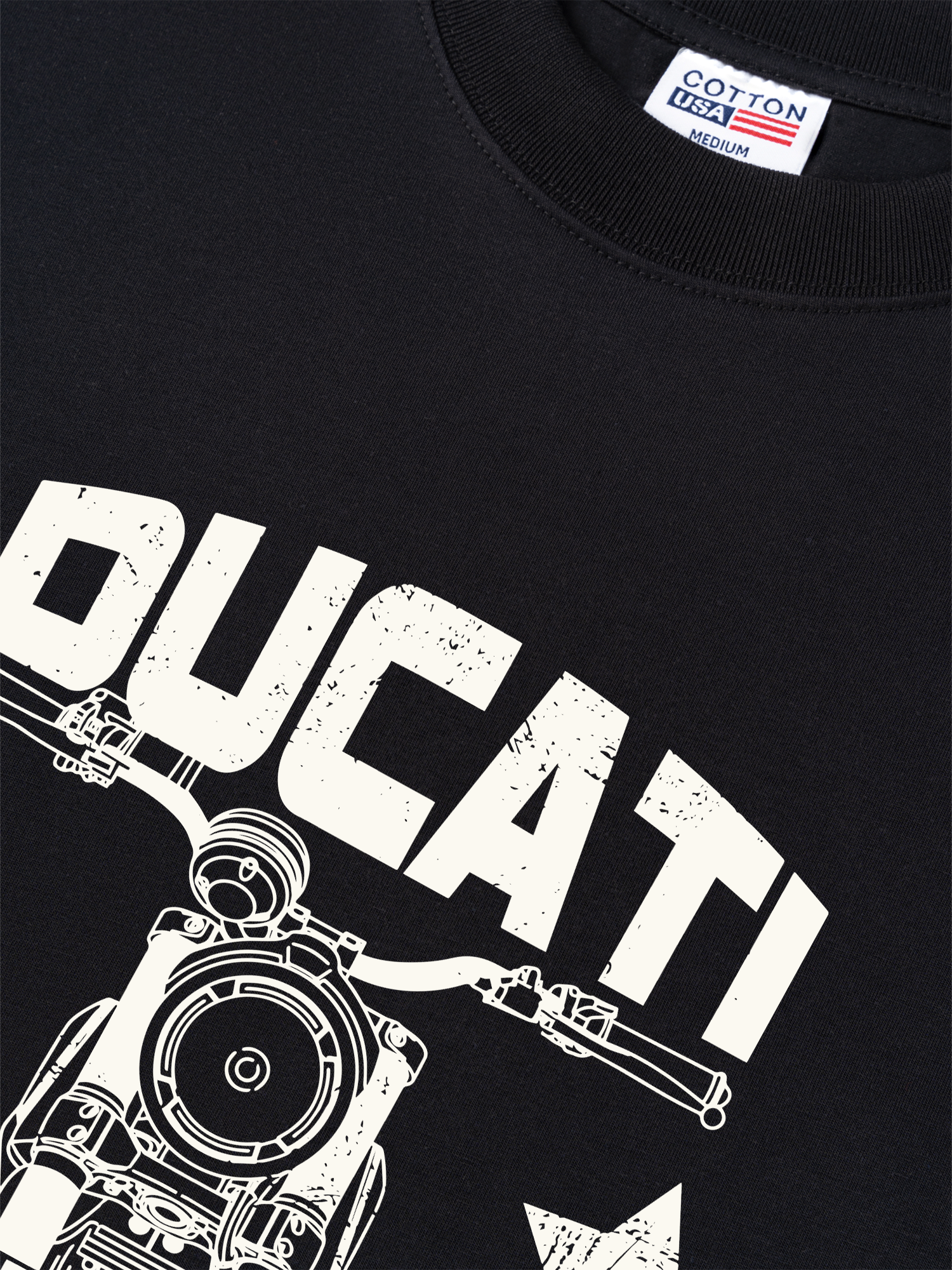 Áo Thun Relaxed Fit Motorbike Ducati Vintage