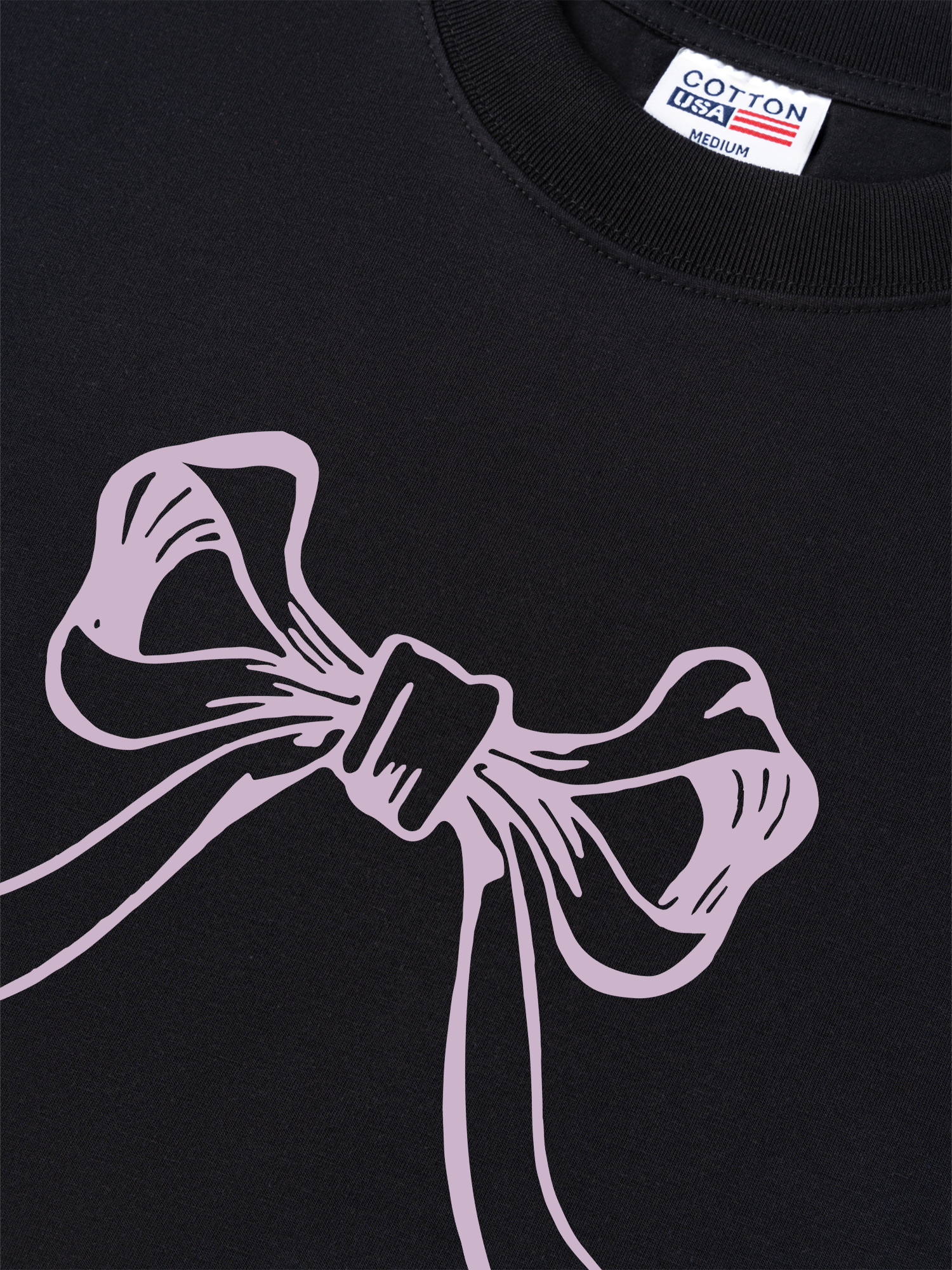 Áo Thun Relaxed Fit Purple Ribbon