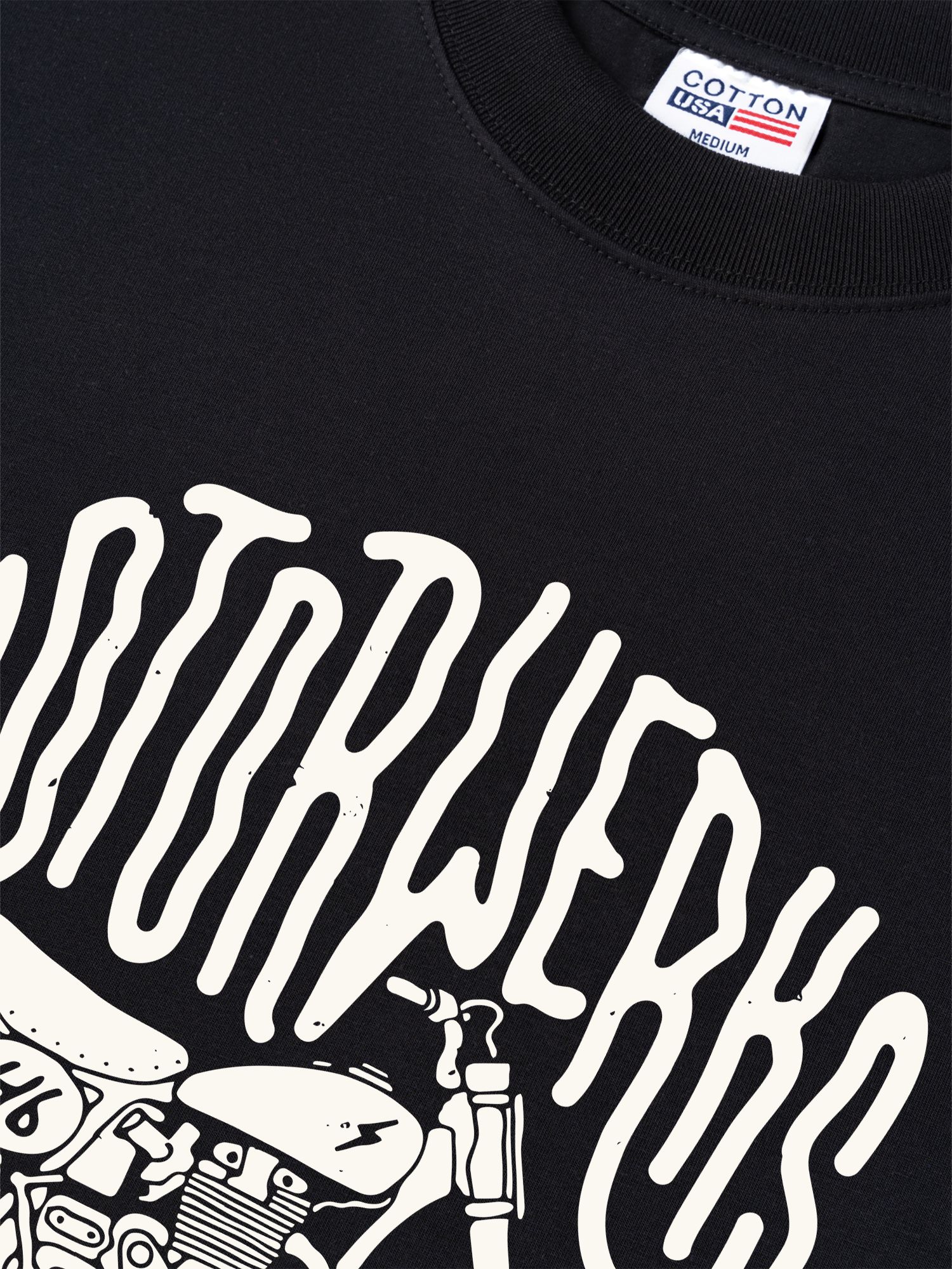 Áo Thun Relaxed Fit Motorbike Retro Ride