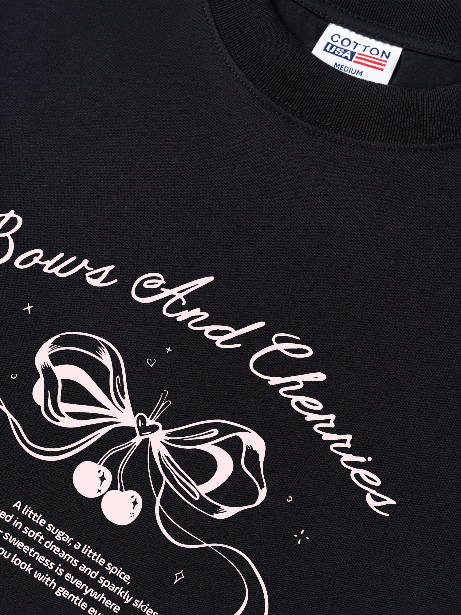 Áo Thun Relaxed Fit Bows And Cherries