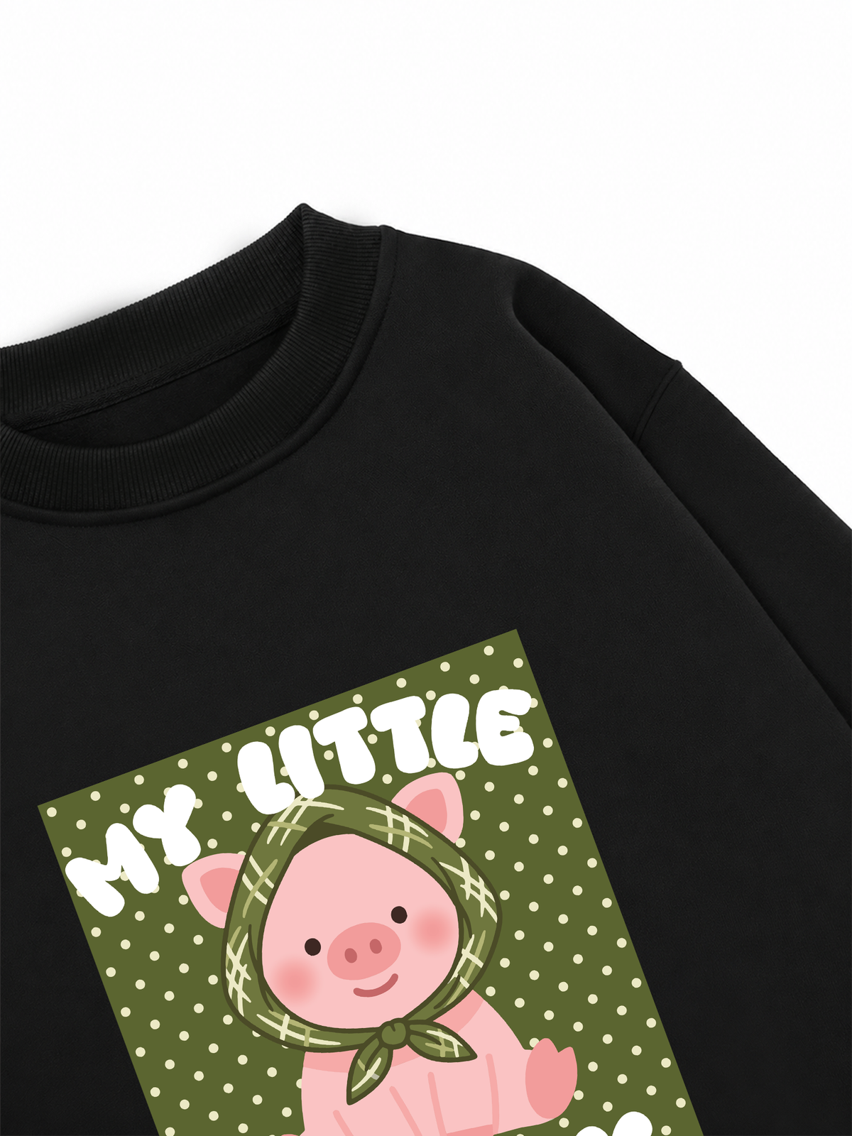 Áo Sweater Nỉ Hai Da Farm My Litle Piggy