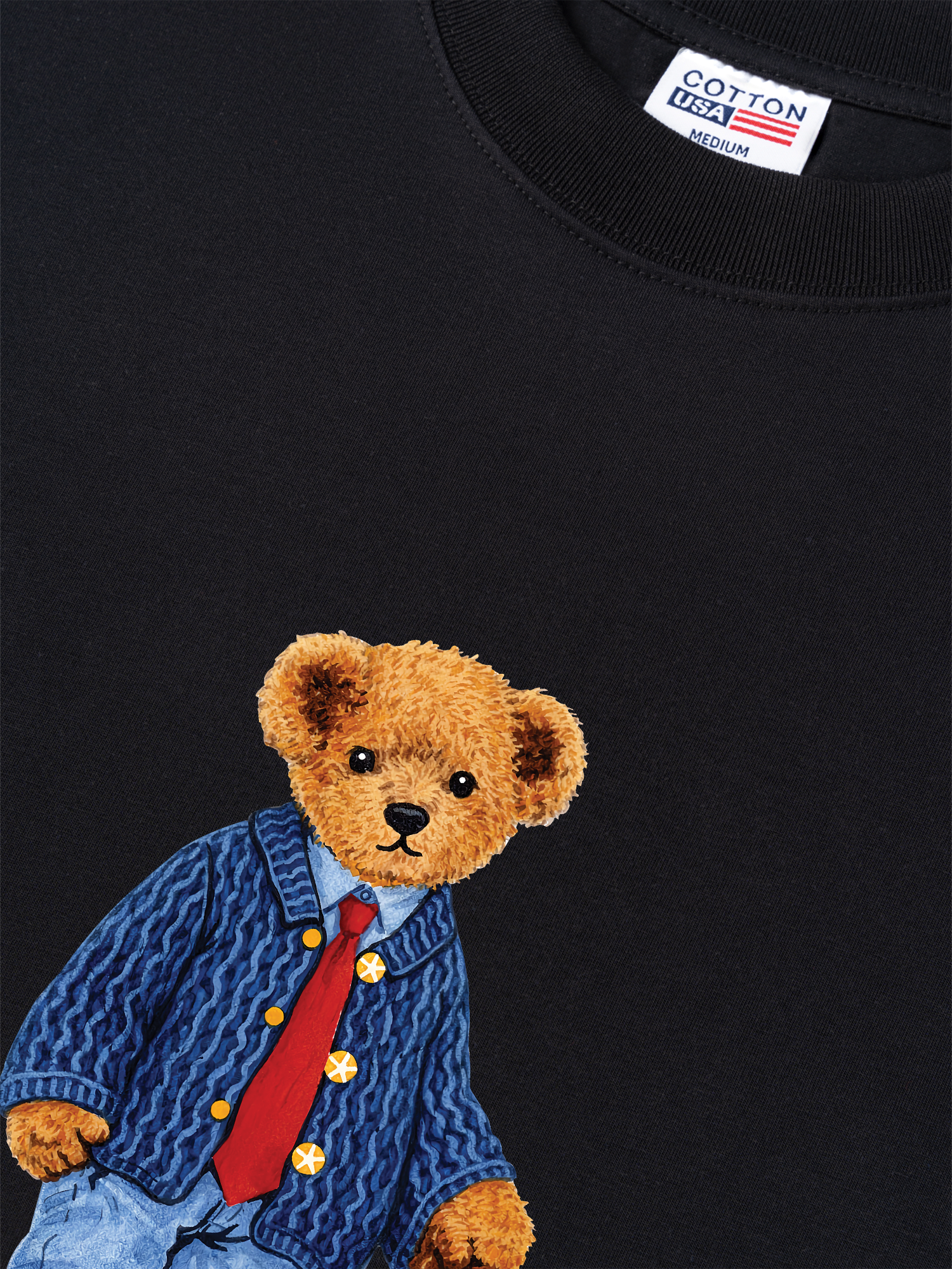 Áo Thun Relaxed Fit Soft Boy Bear