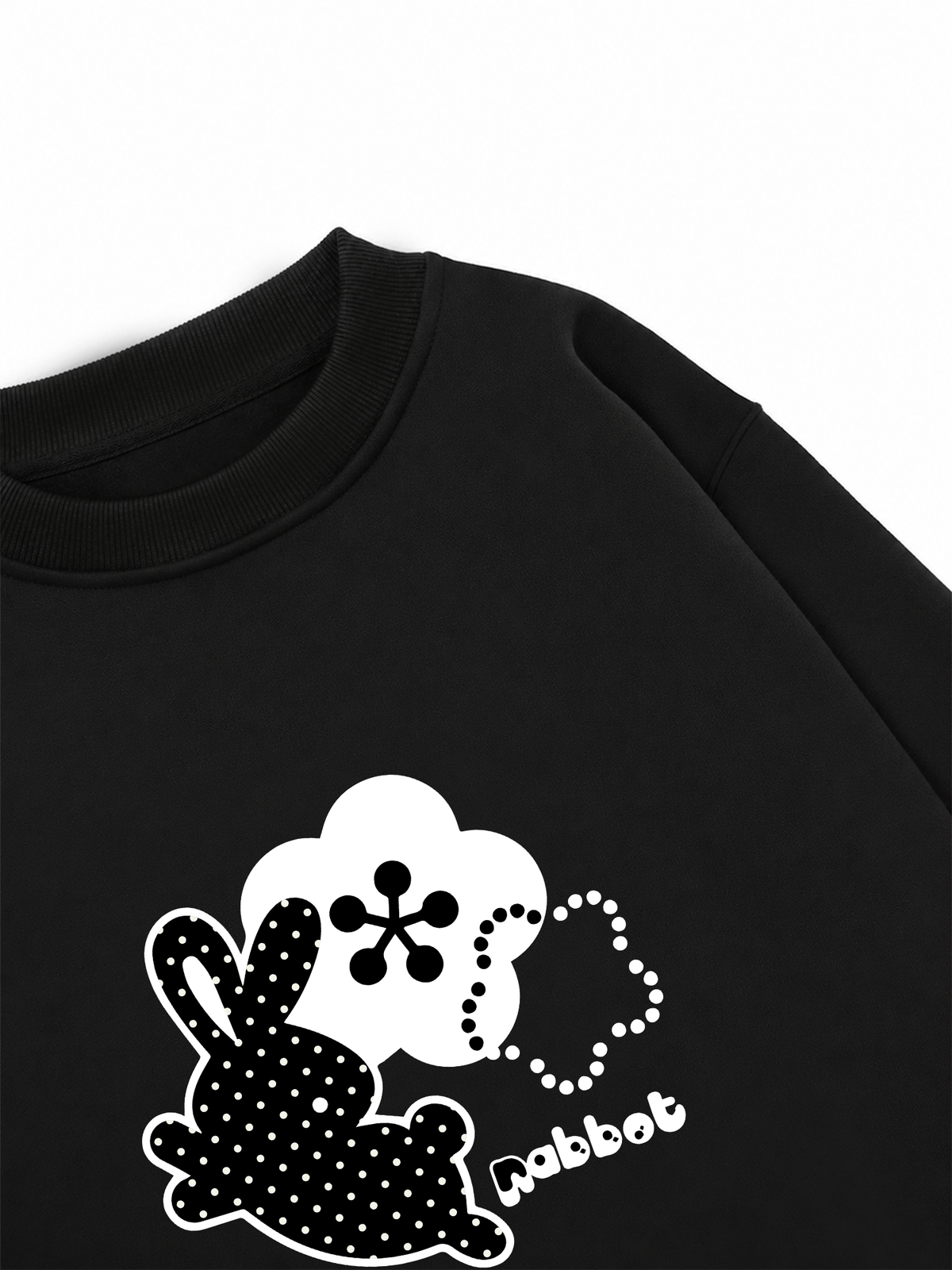 Áo Sweater Nỉ Hai Da Dotty Mood Cute Bunny