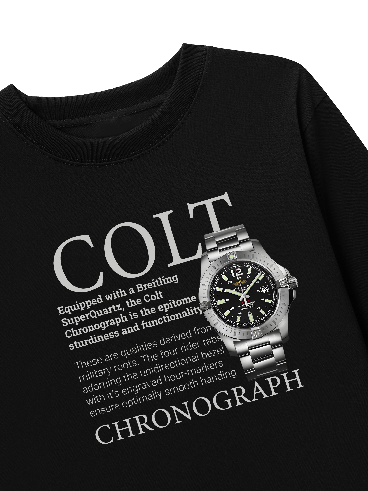 Áo Thun Dài Tay Watch Colt Chronograph