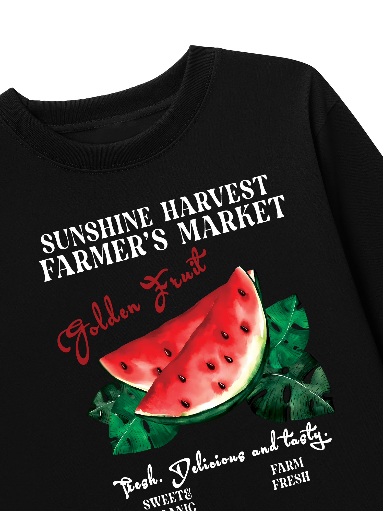 Áo Thun Dài Tay Tropical Watermelon Farm Marrket