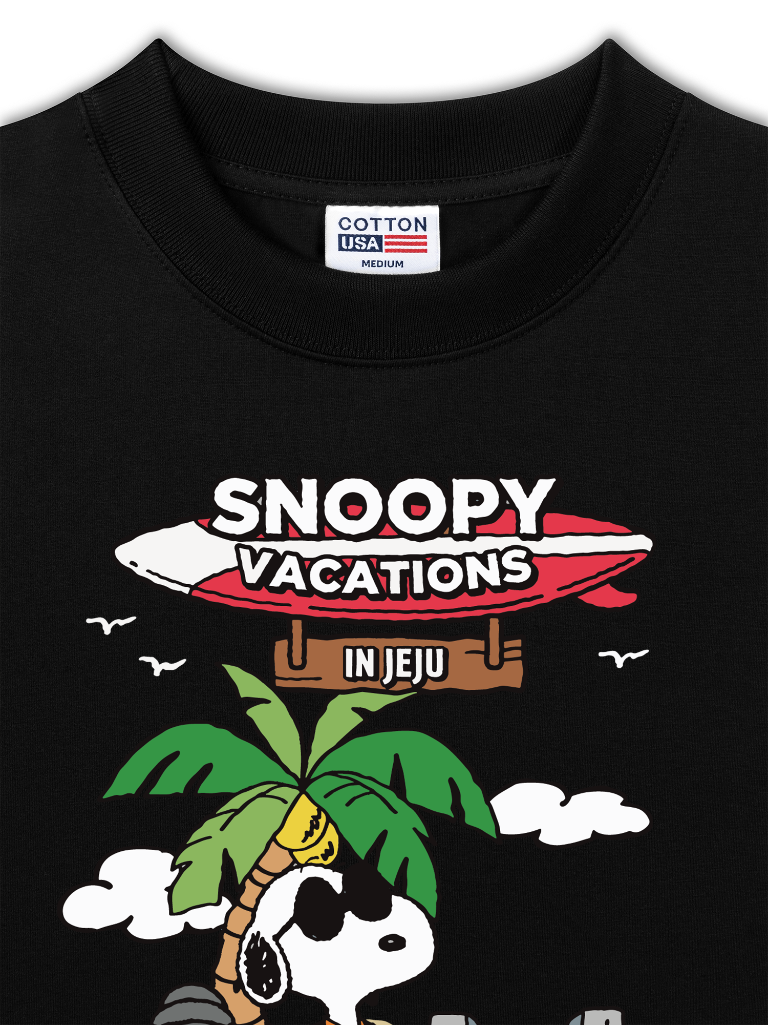Áo Thun Relaxed Fit Tropical Summer Vacations Cute Dog