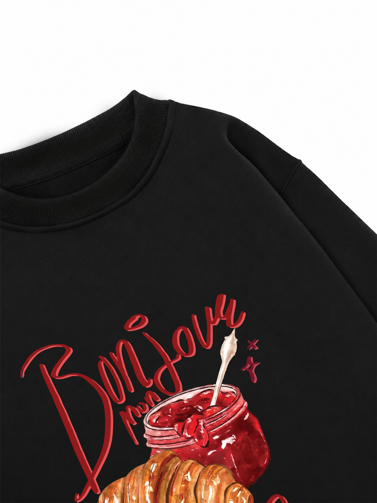 Áo Sweater Nỉ Hai Da Yummy Mood Bonjour Amour
