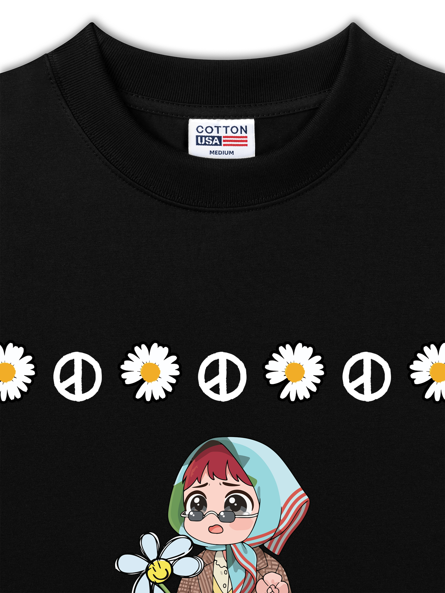 Áo Thun Relaxed Fit Idol G-Dragon My Husband Chibi Art