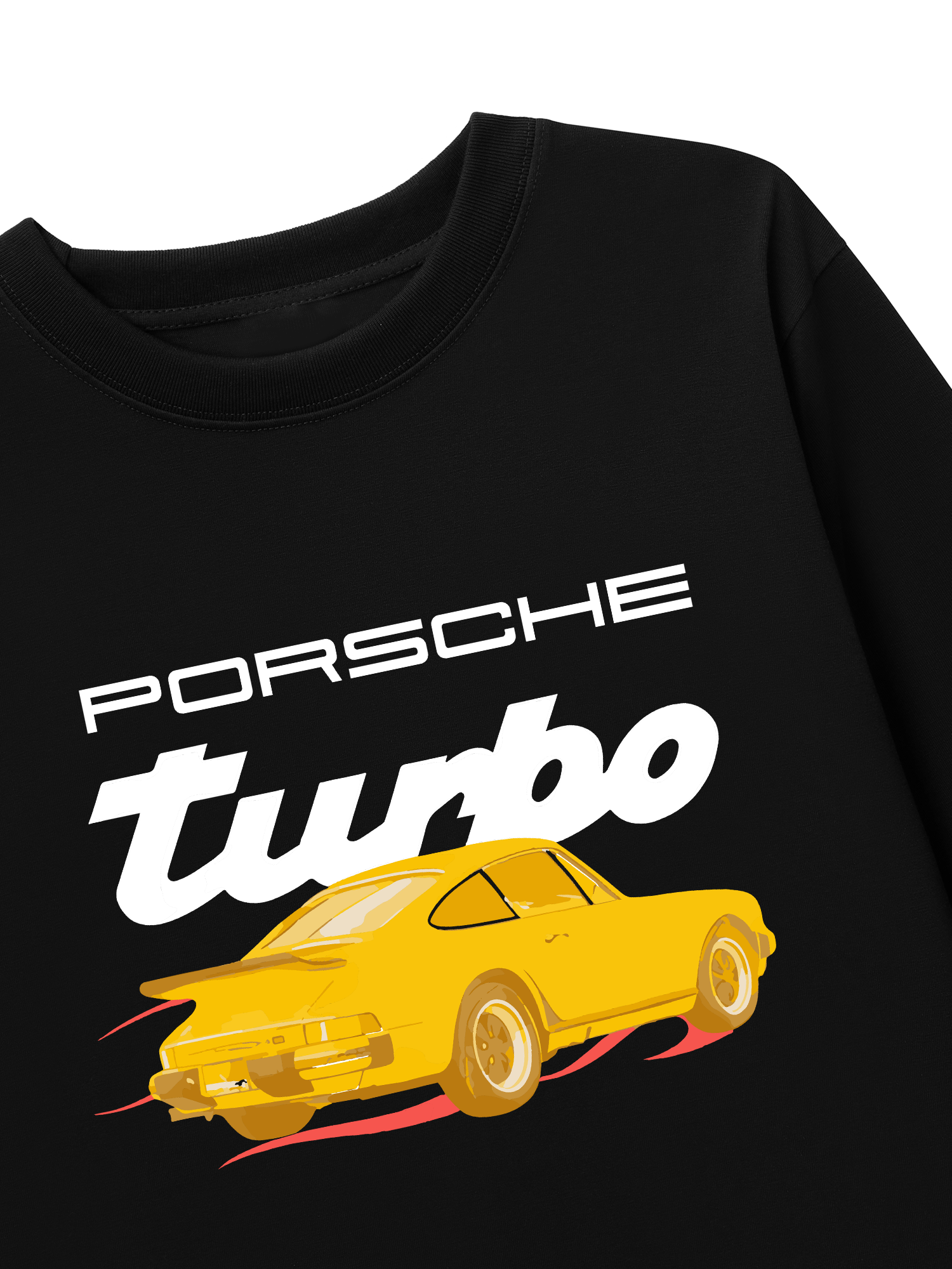 Áo Thun Dài Tay Porsche Turbo Golden Race