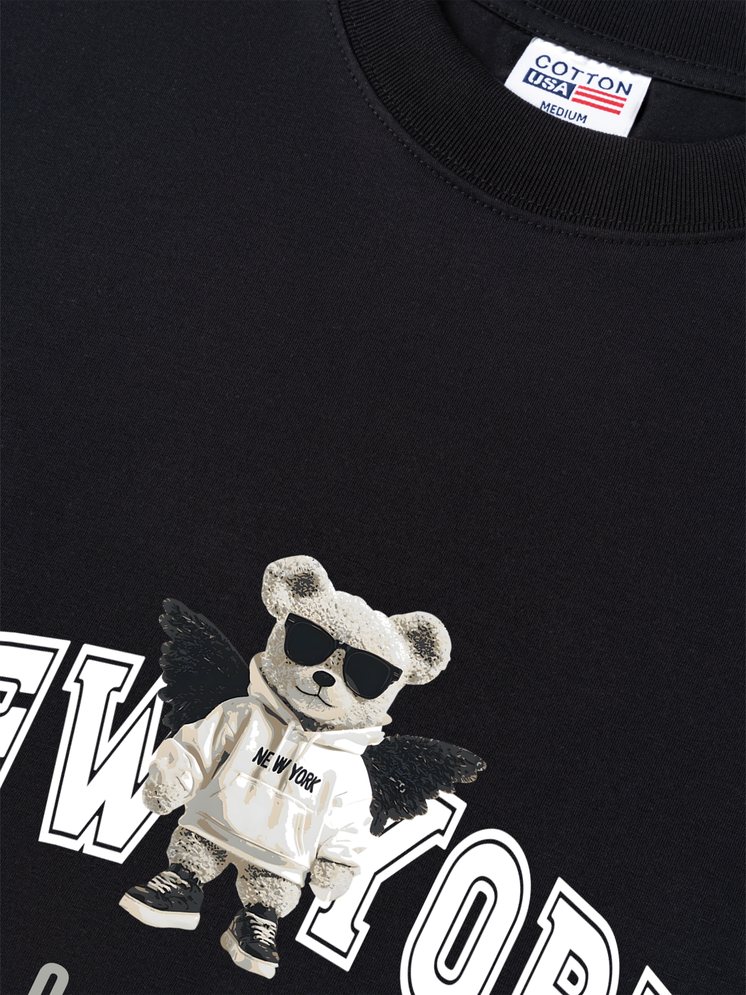 Áo Thun Relaxed Fit City New York Bear