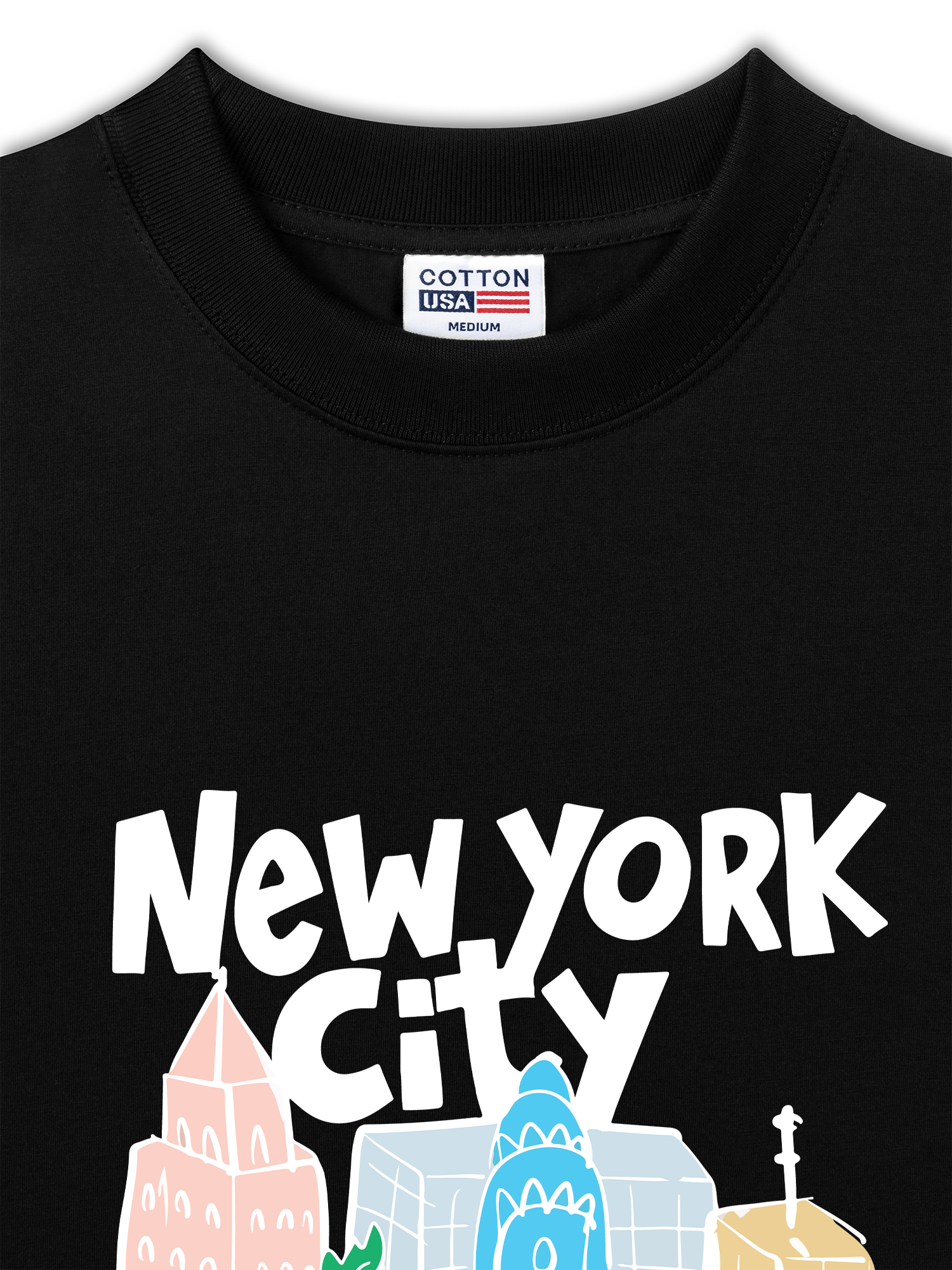 Áo Thun Relaxed Fit City New York Art