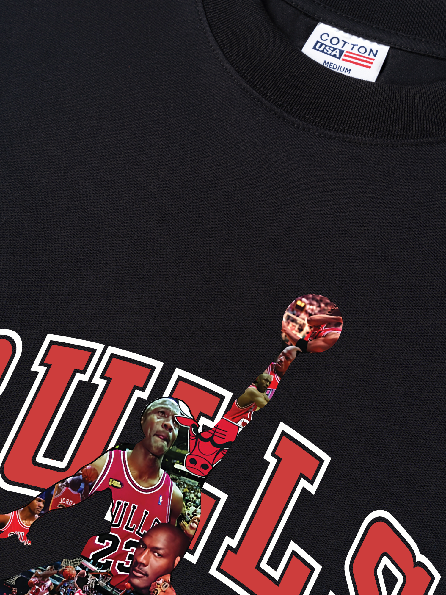 Áo Thun Relaxed Fit Basketball Bull 23