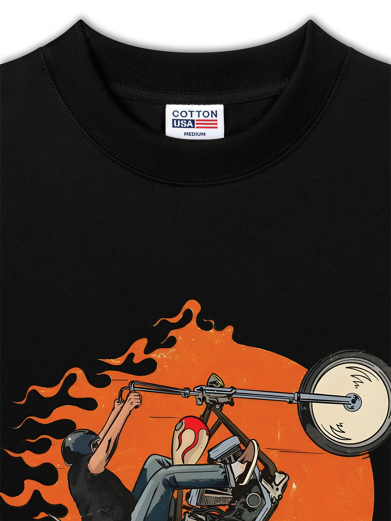 Áo Thun Relaxed Fit Motorbike Born to Ride