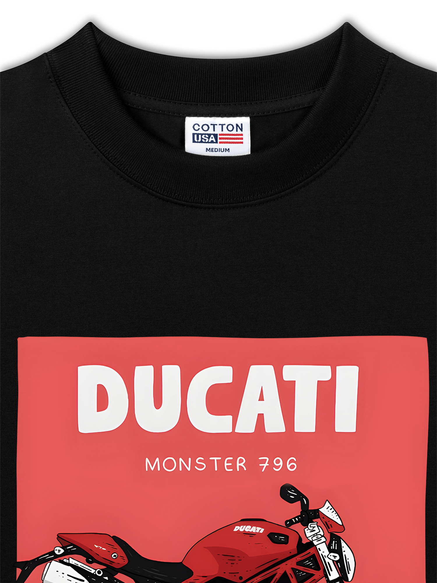 Áo Thun Relaxed Fit Motorcycles Ducati Monster 796