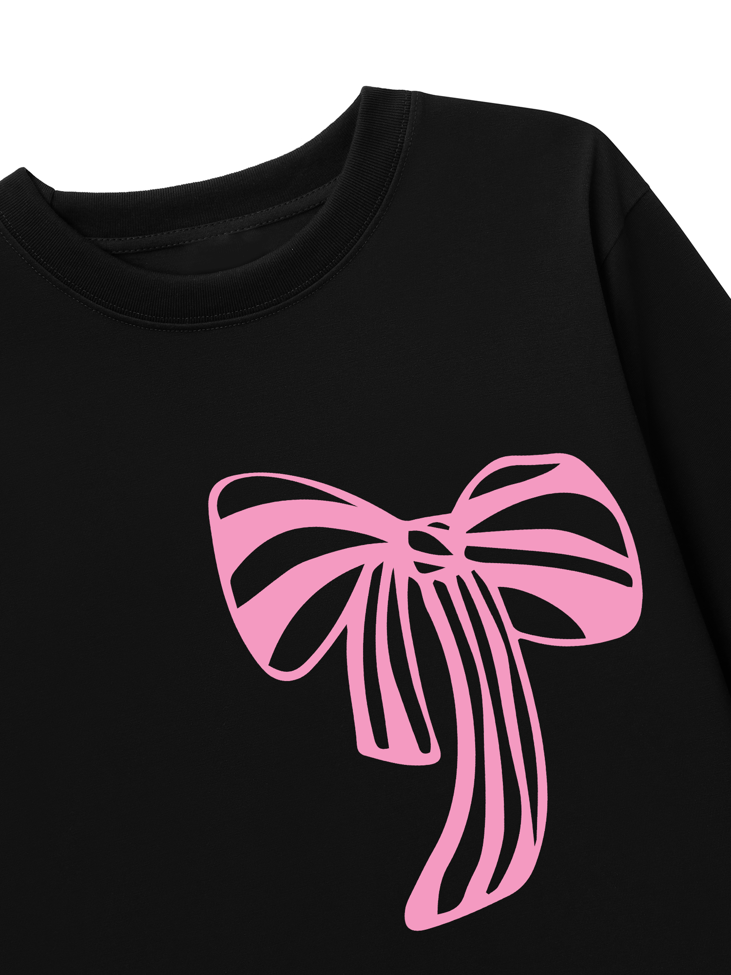 Áo Thun Dài Tay Pink Ribbon