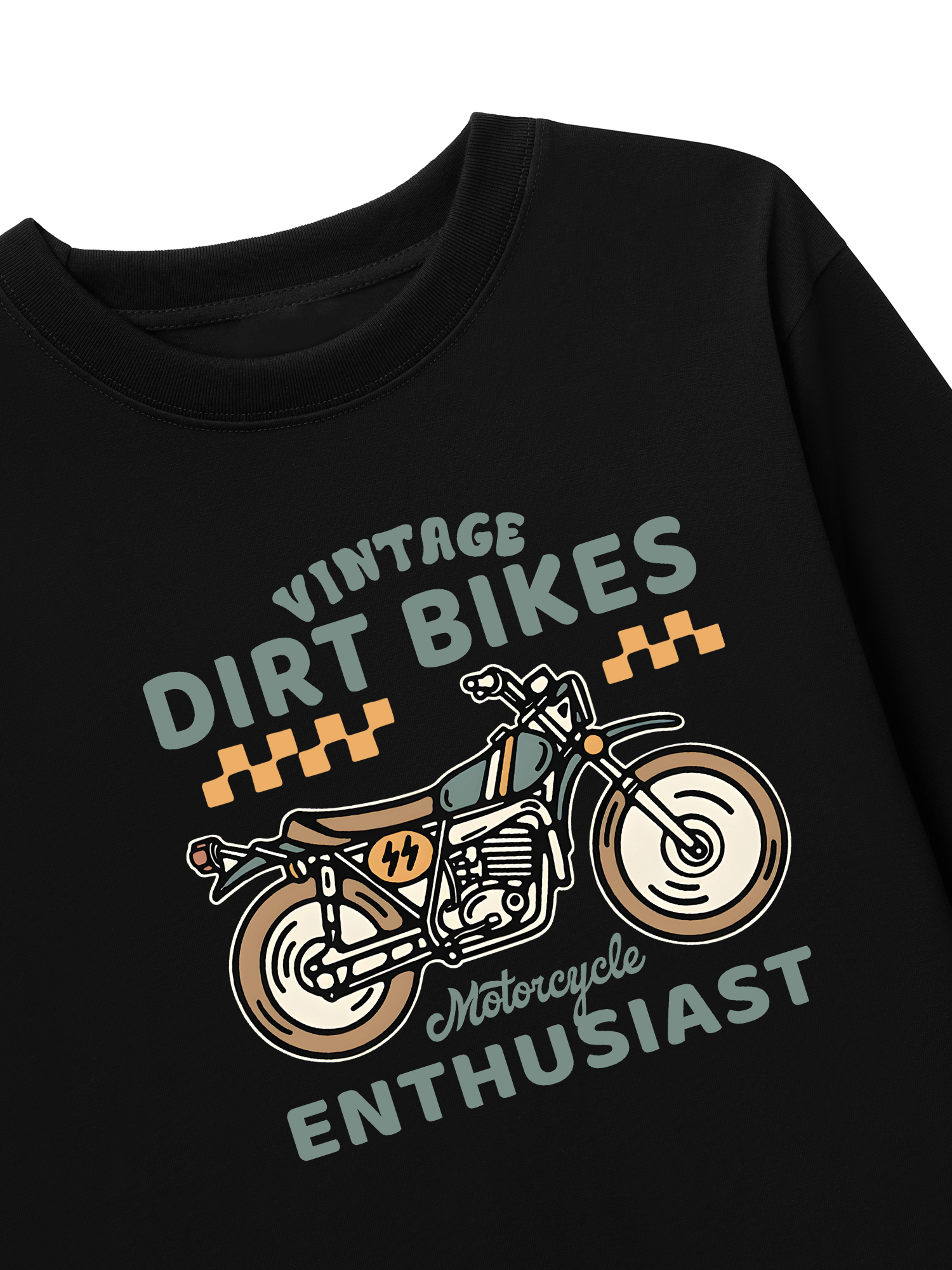 Áo Thun Dài Tay Vintage Dirt Bike