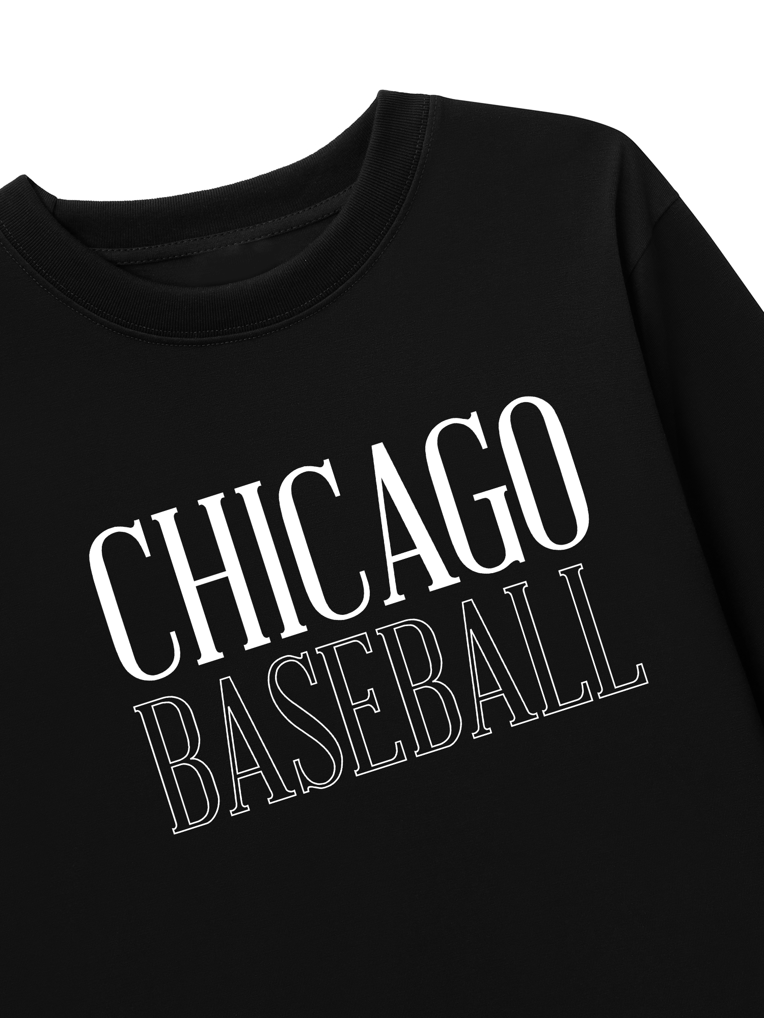 Áo Thun Dài Tay Baseball Basic Chicago