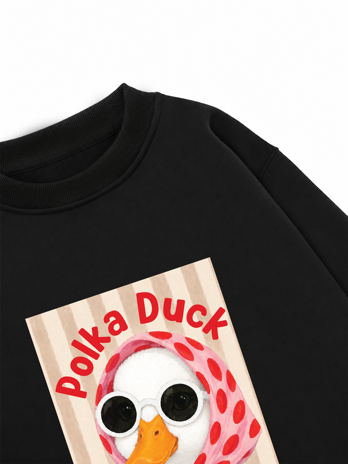 Áo Sweater Nỉ Hai Da Farm Polka Duck