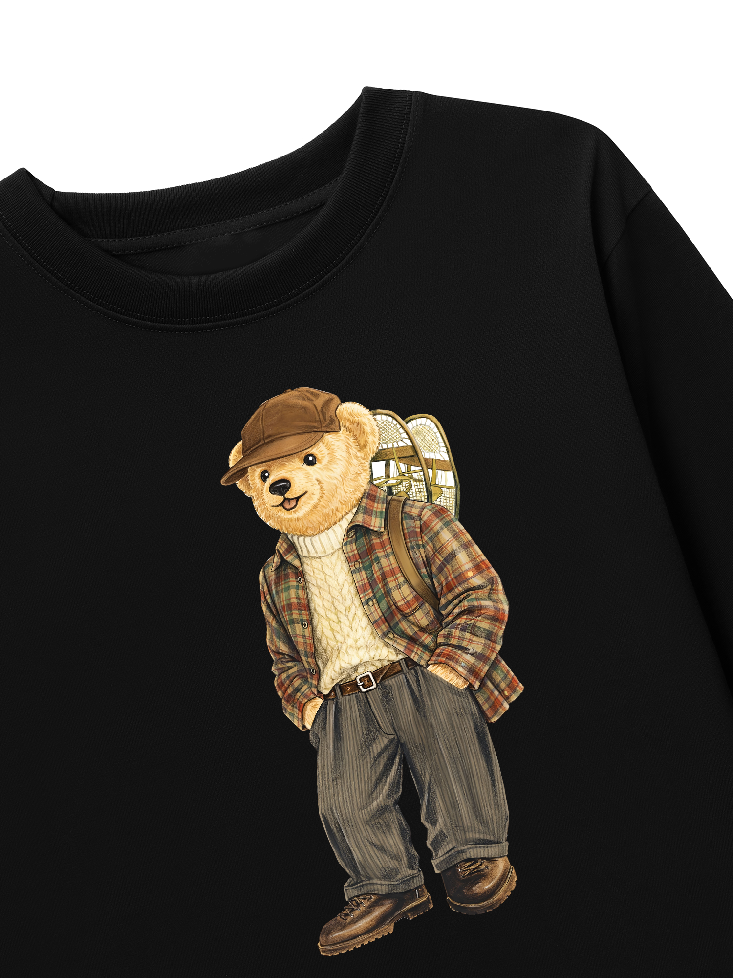 Áo Thun Dài Tay Travel Vloger Bear