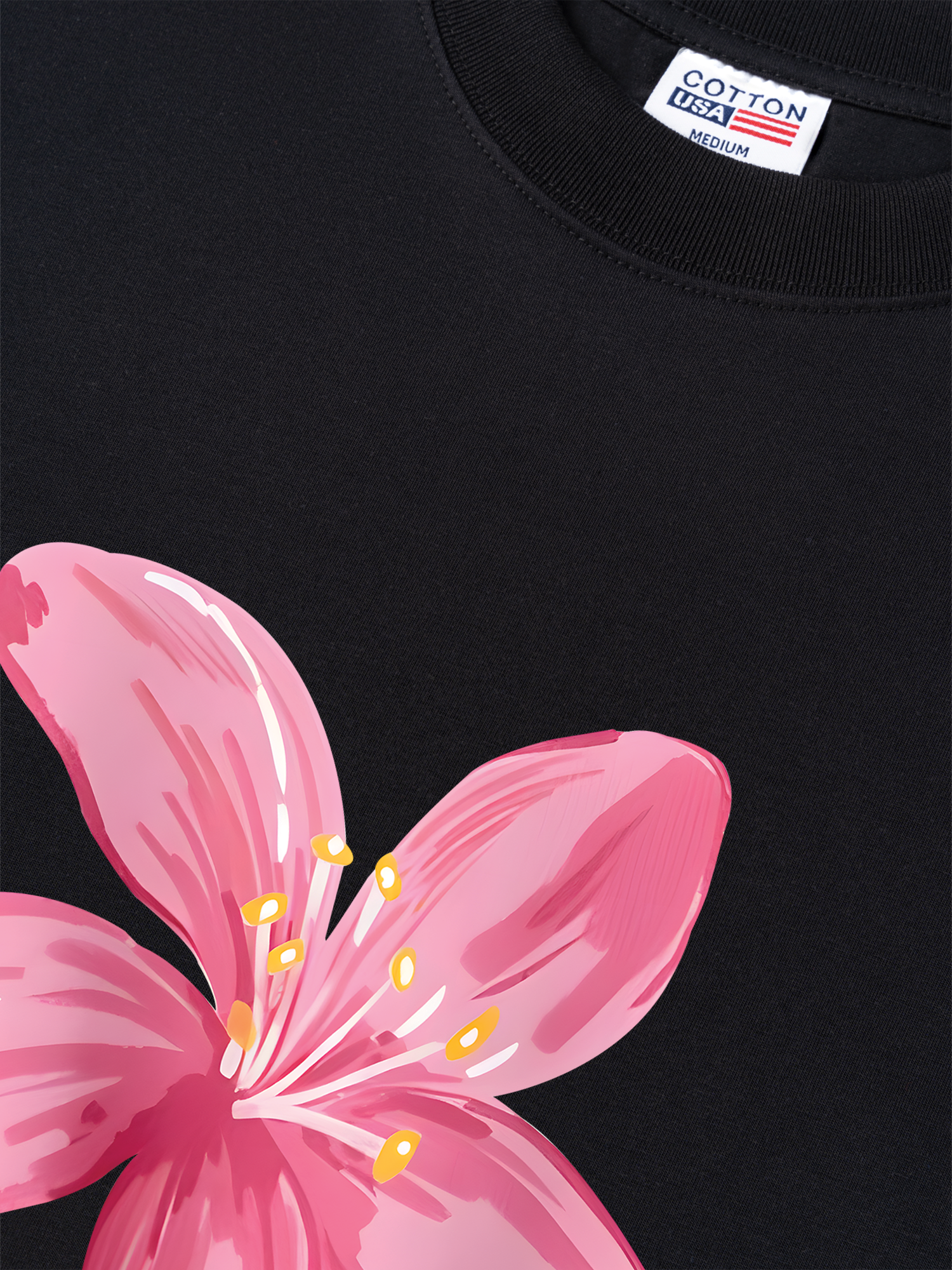 Áo Thun Relaxed Fit Floral Pink Flower