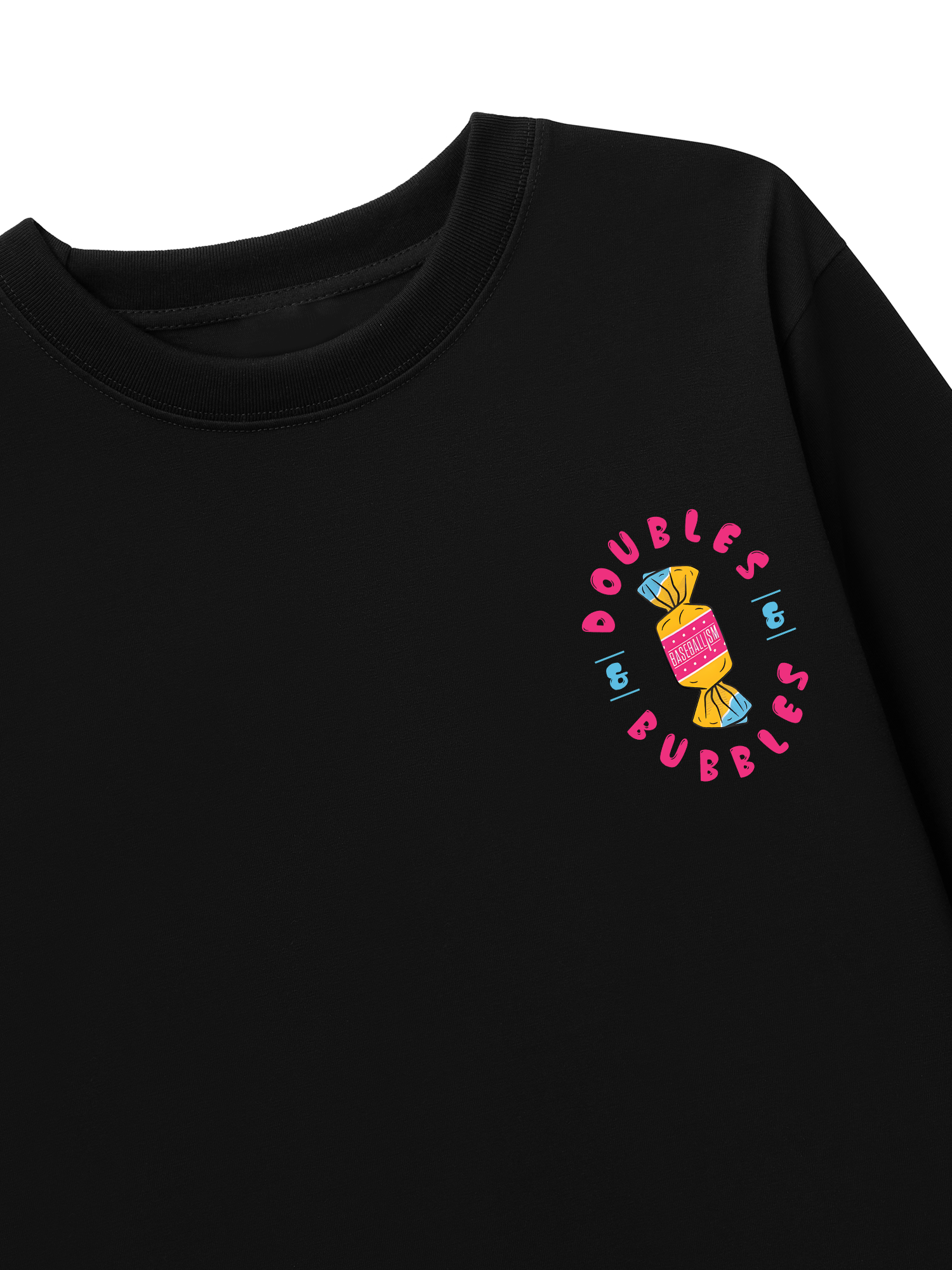 Áo Thun Dài Tay Baseball Double Bubble