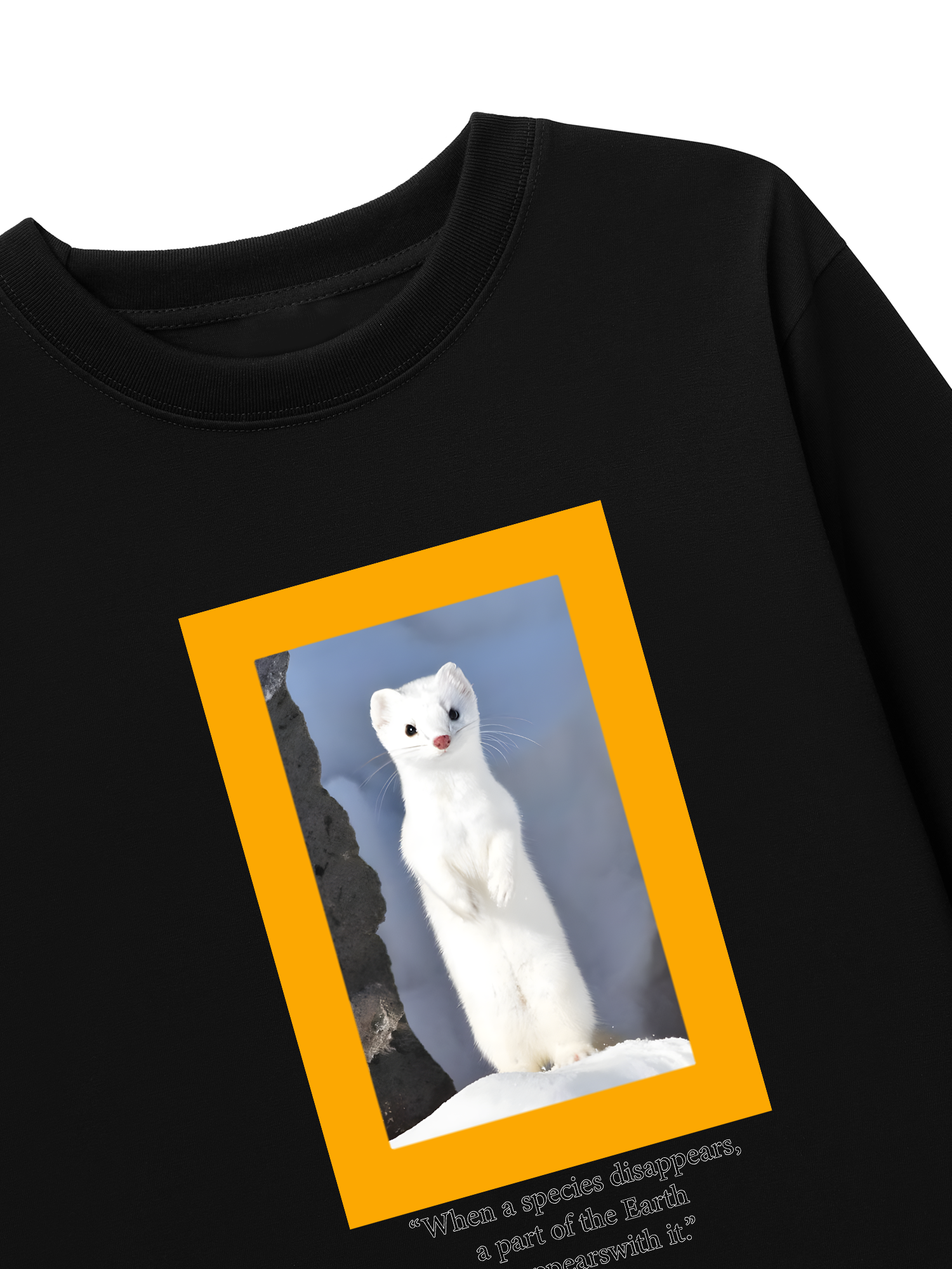 Áo Thun Dài Tay Wild Life When A Species Disappears