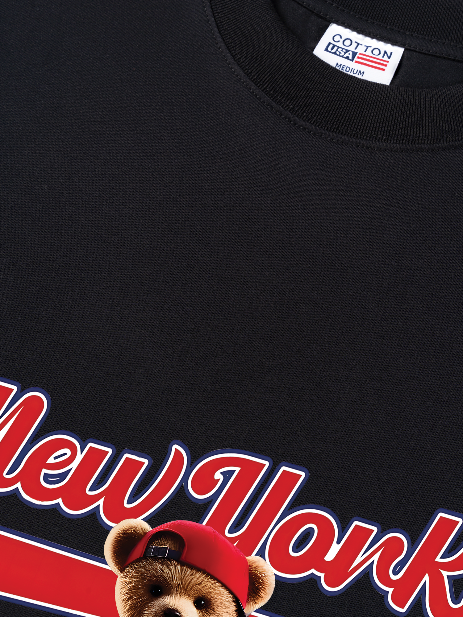 Áo Thun Relaxed Fit Baseball New York Teddy