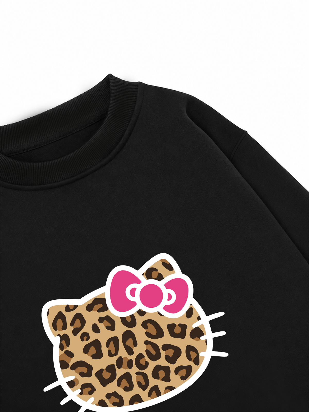 Áo Sweater Nỉ Hai Da Urban Leopard Kitty