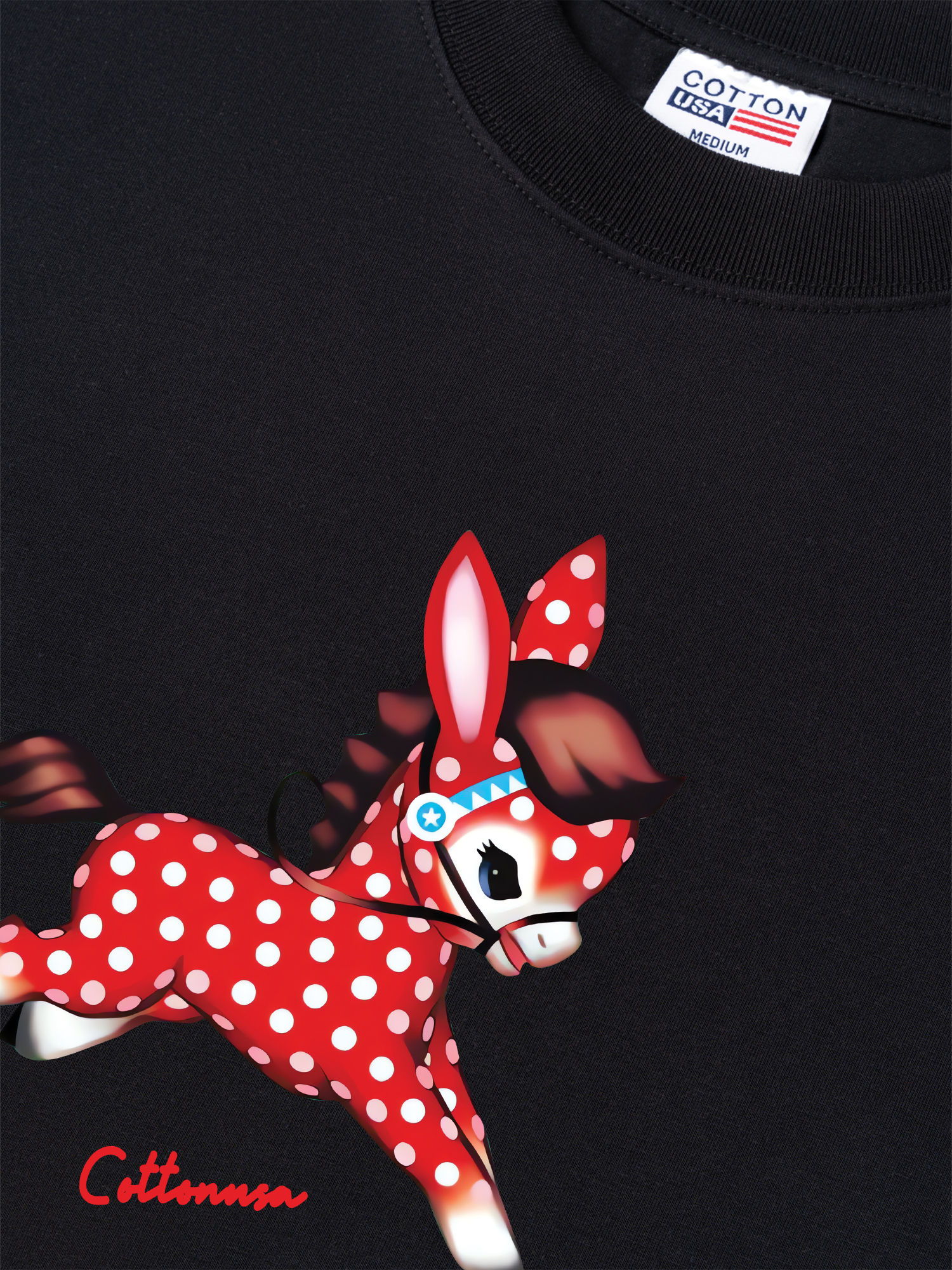 Áo Thun Relaxed Fit Dots Horse