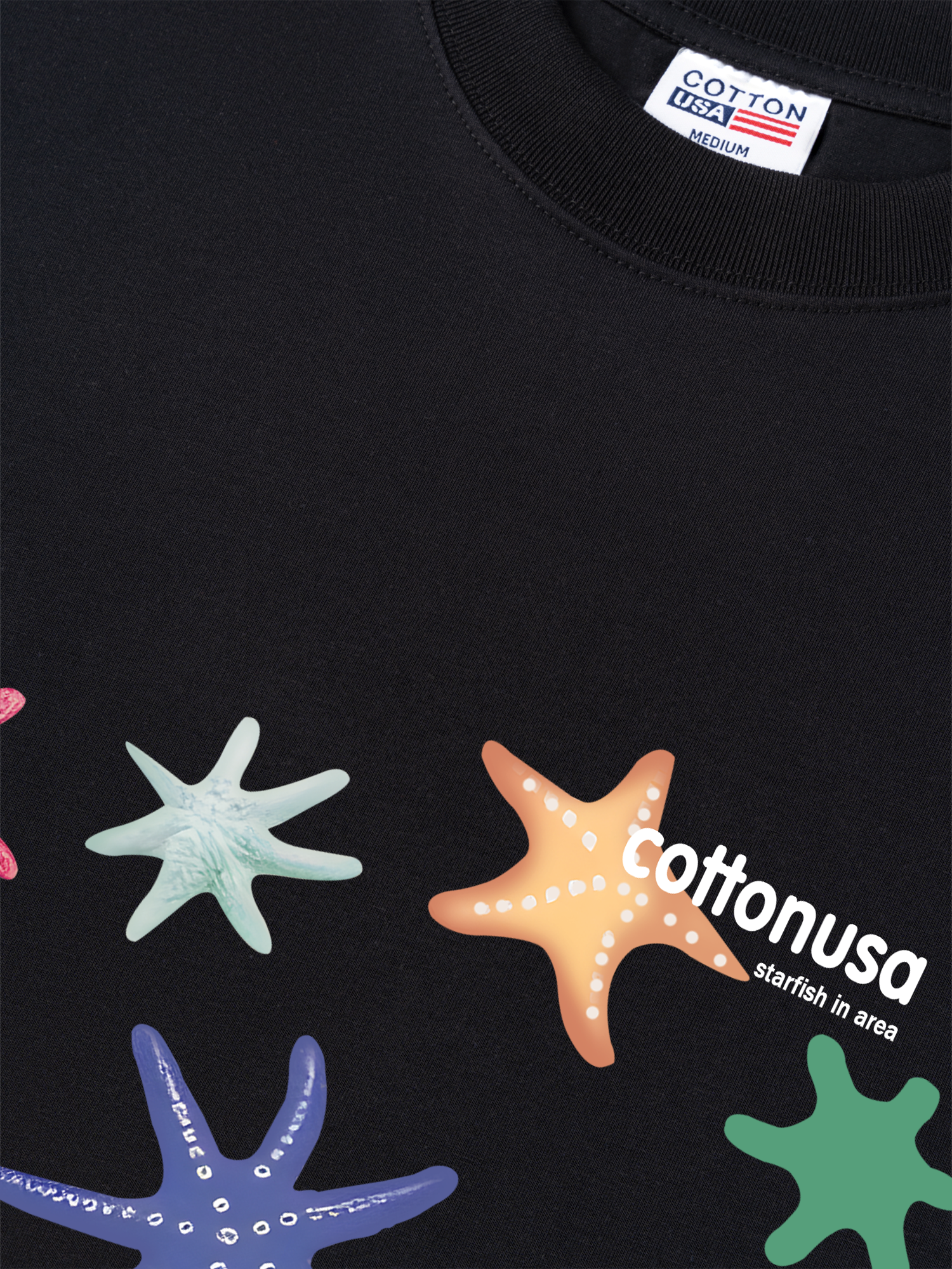 Áo Thun Relaxed Fit Tropical Star Fish