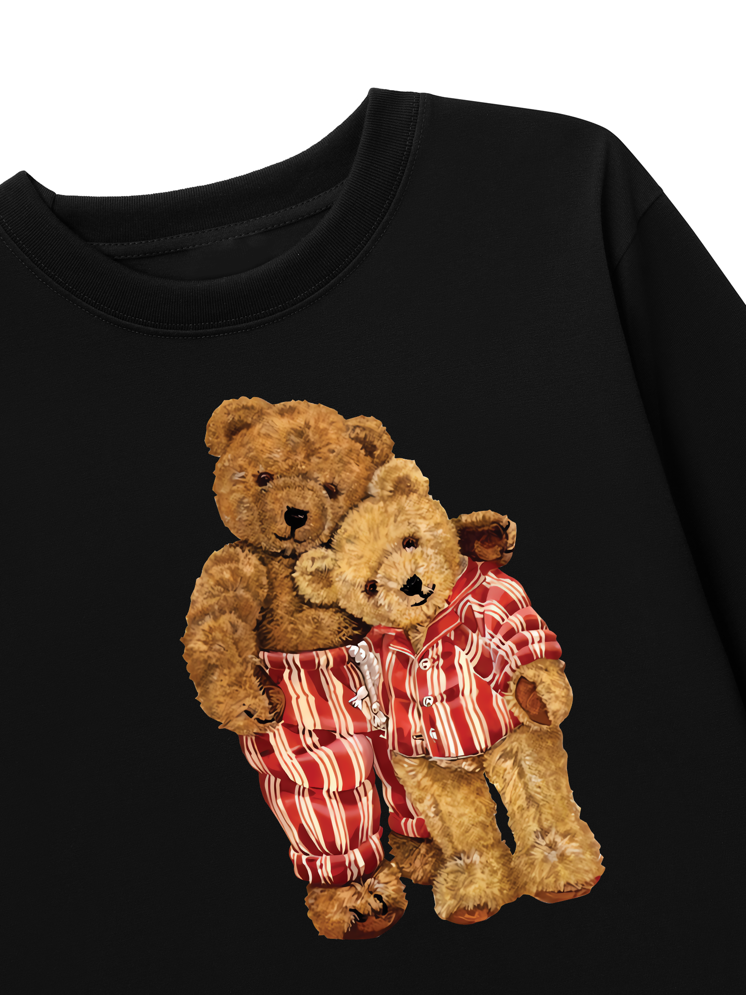 Áo Thun Dài Tay Couple Bear Go To Bed