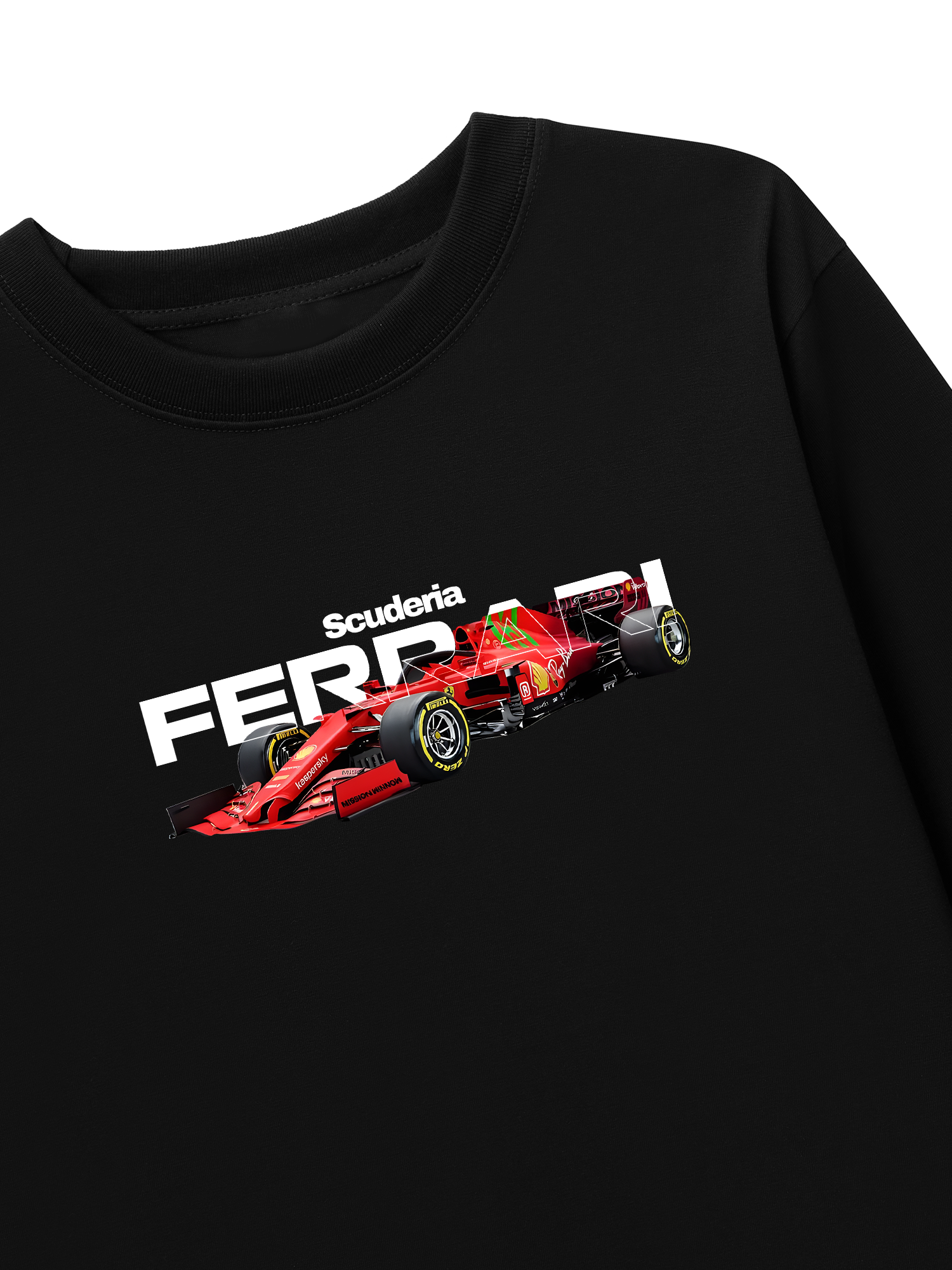 Áo Thun Dài Tay Ferrari The Pracing Horse