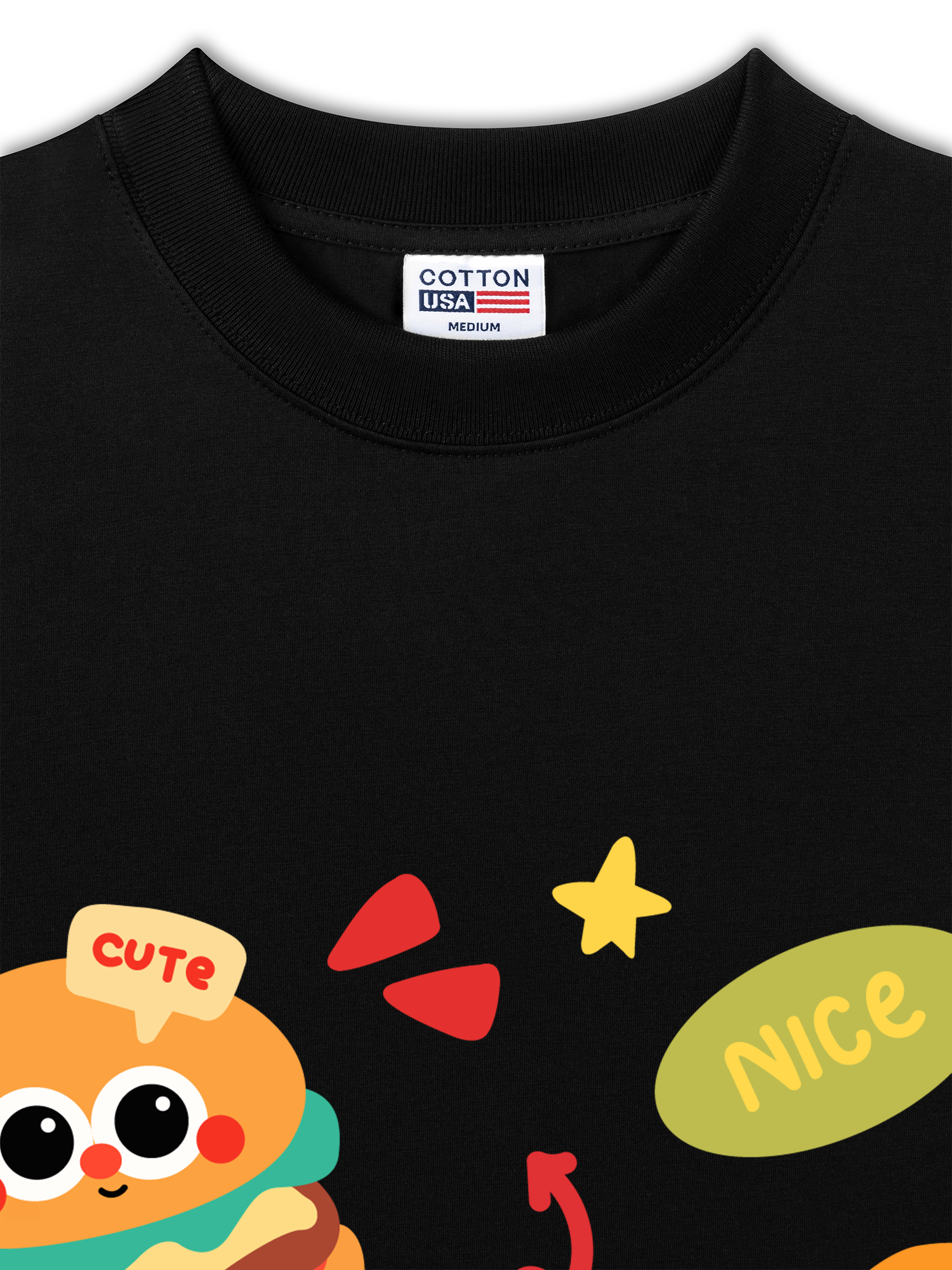 Áo Thun Relaxed Fit Yummy Mood Triple Cute