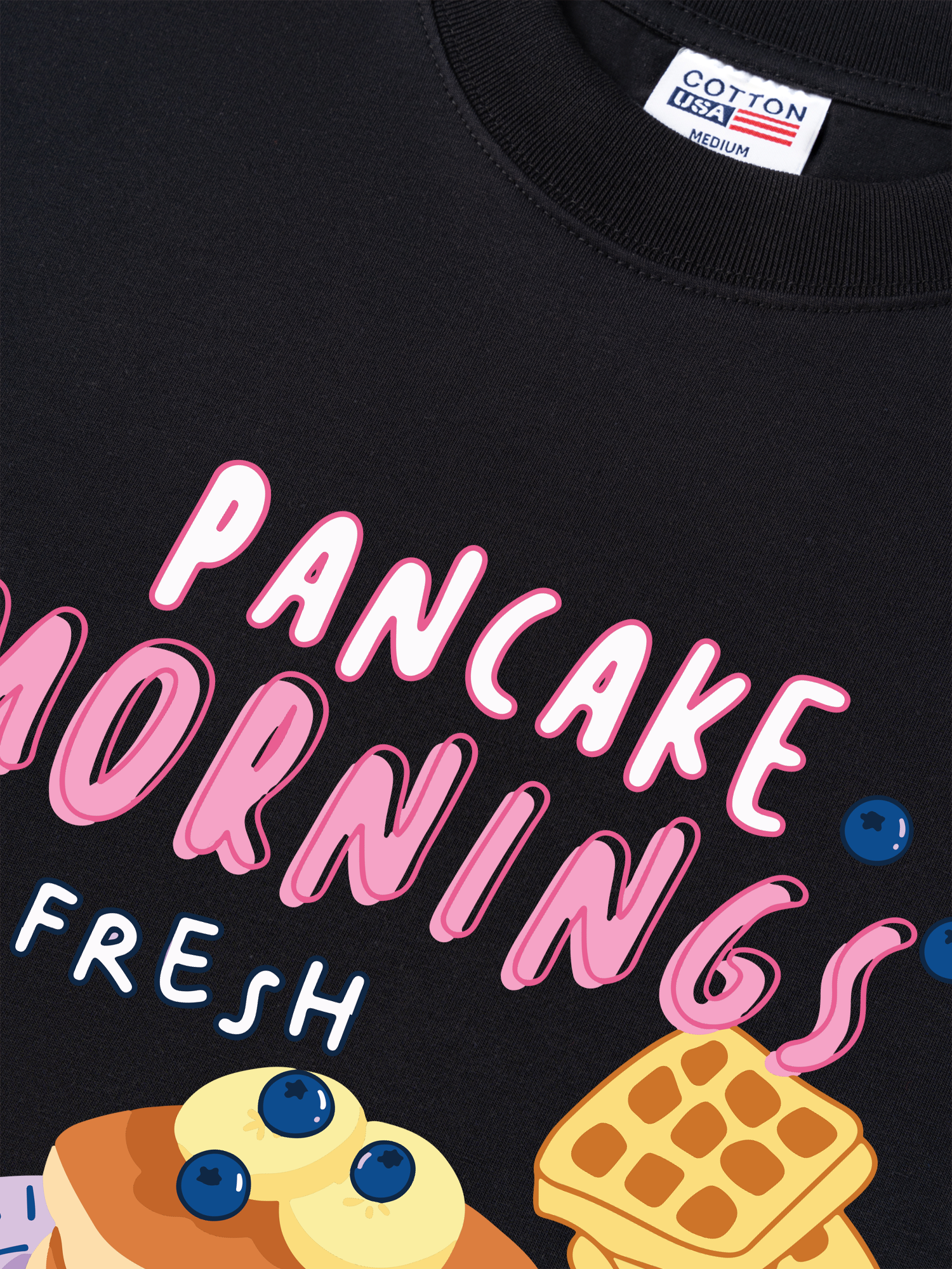 Áo Thun Relaxed Fit Pancake Morning Fresh