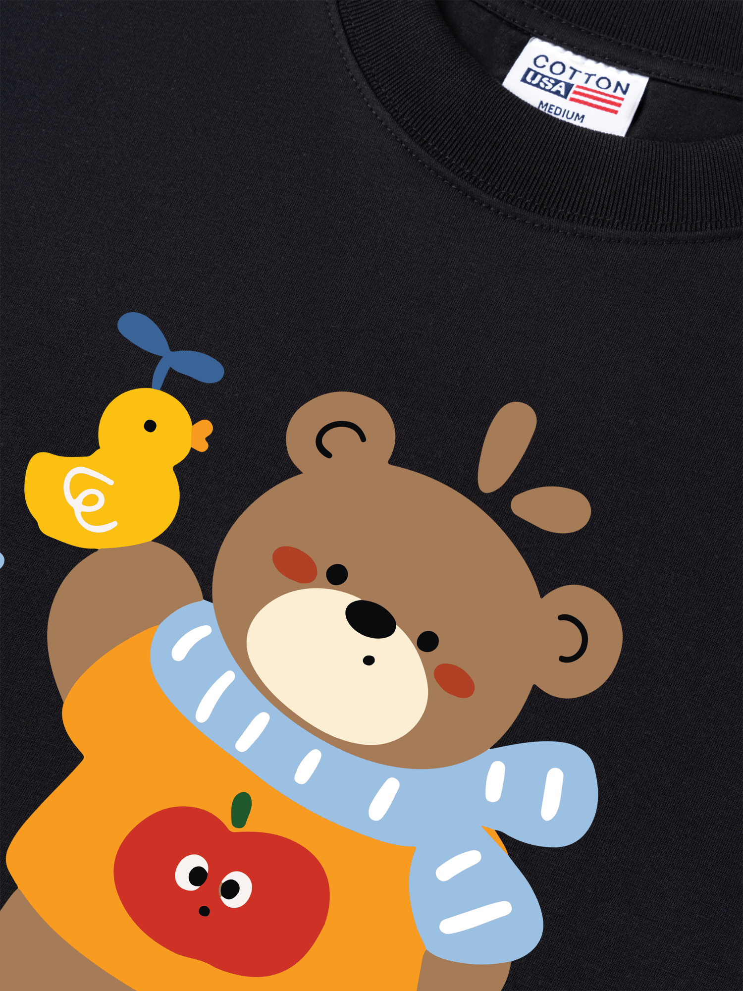 Áo Thun Relaxed Fit Bear Town Happy Bear