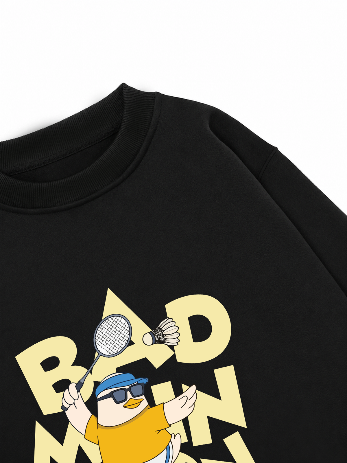 Áo Sweater Nỉ Hai Da Badminton Duck