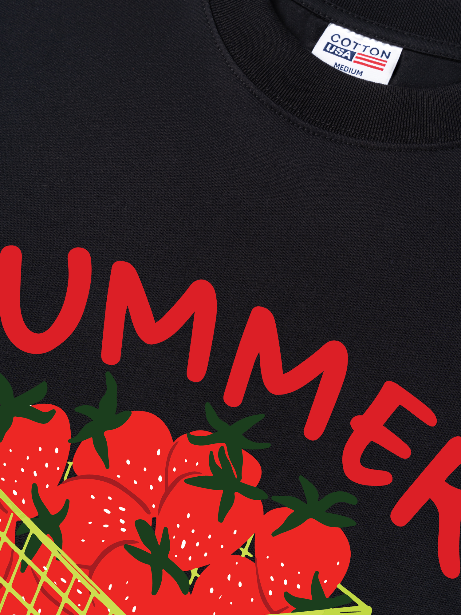 Áo Thun Relaxed Fit Tropical Strawberry