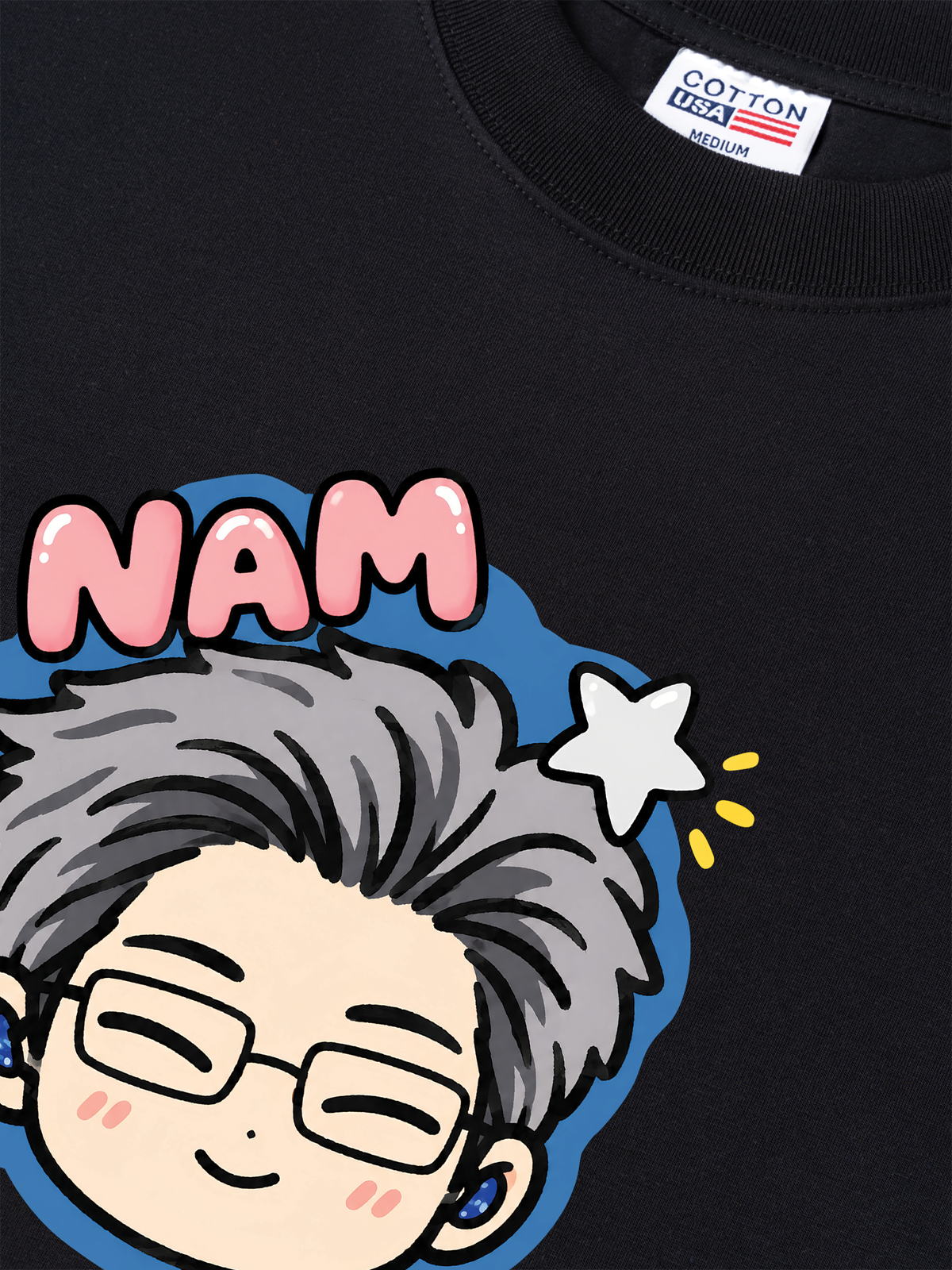 Áo Thun Relaxed Fit RM Chibi