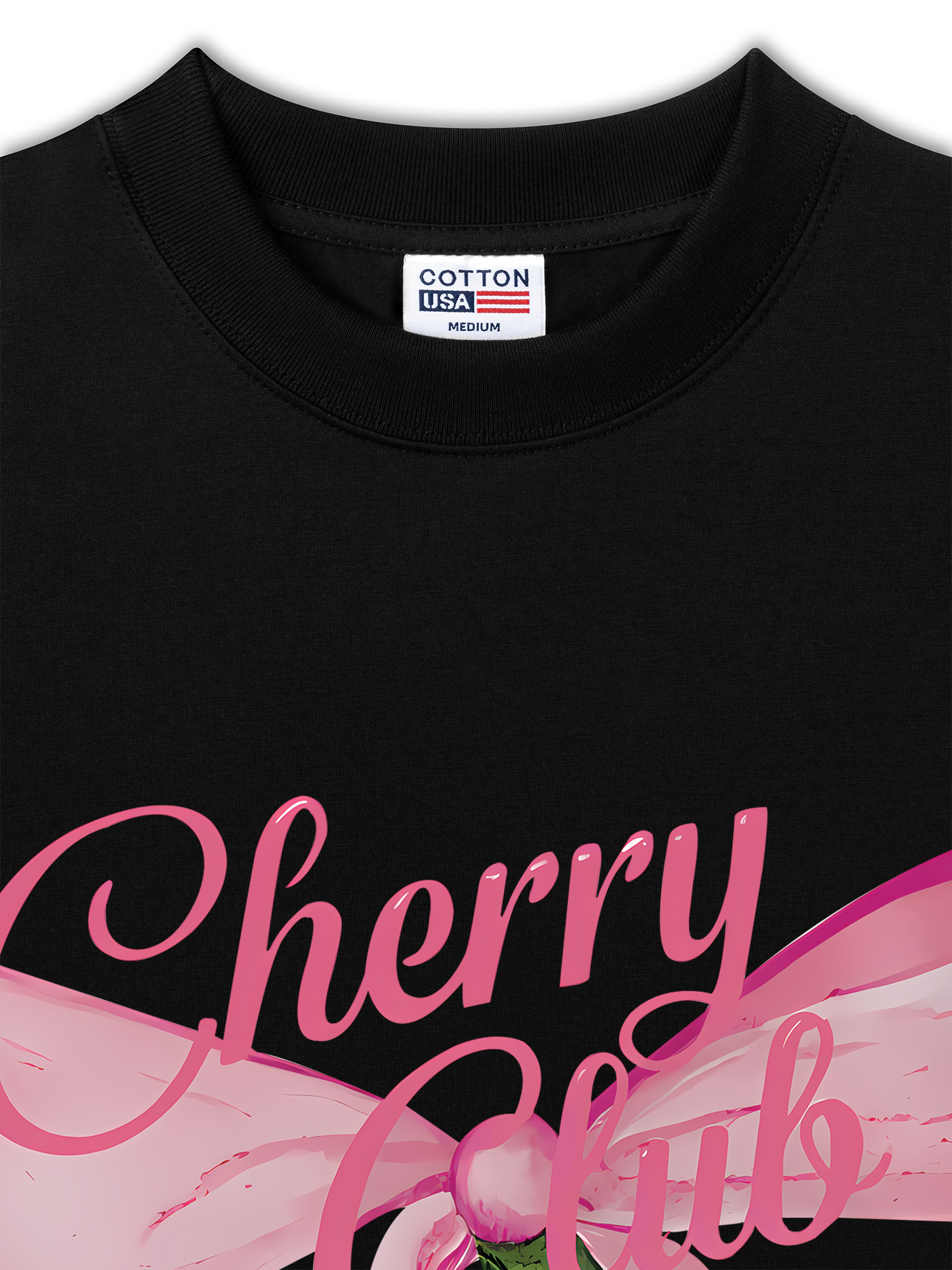 Áo Thun Relaxed Fit Cherry Club Coquette