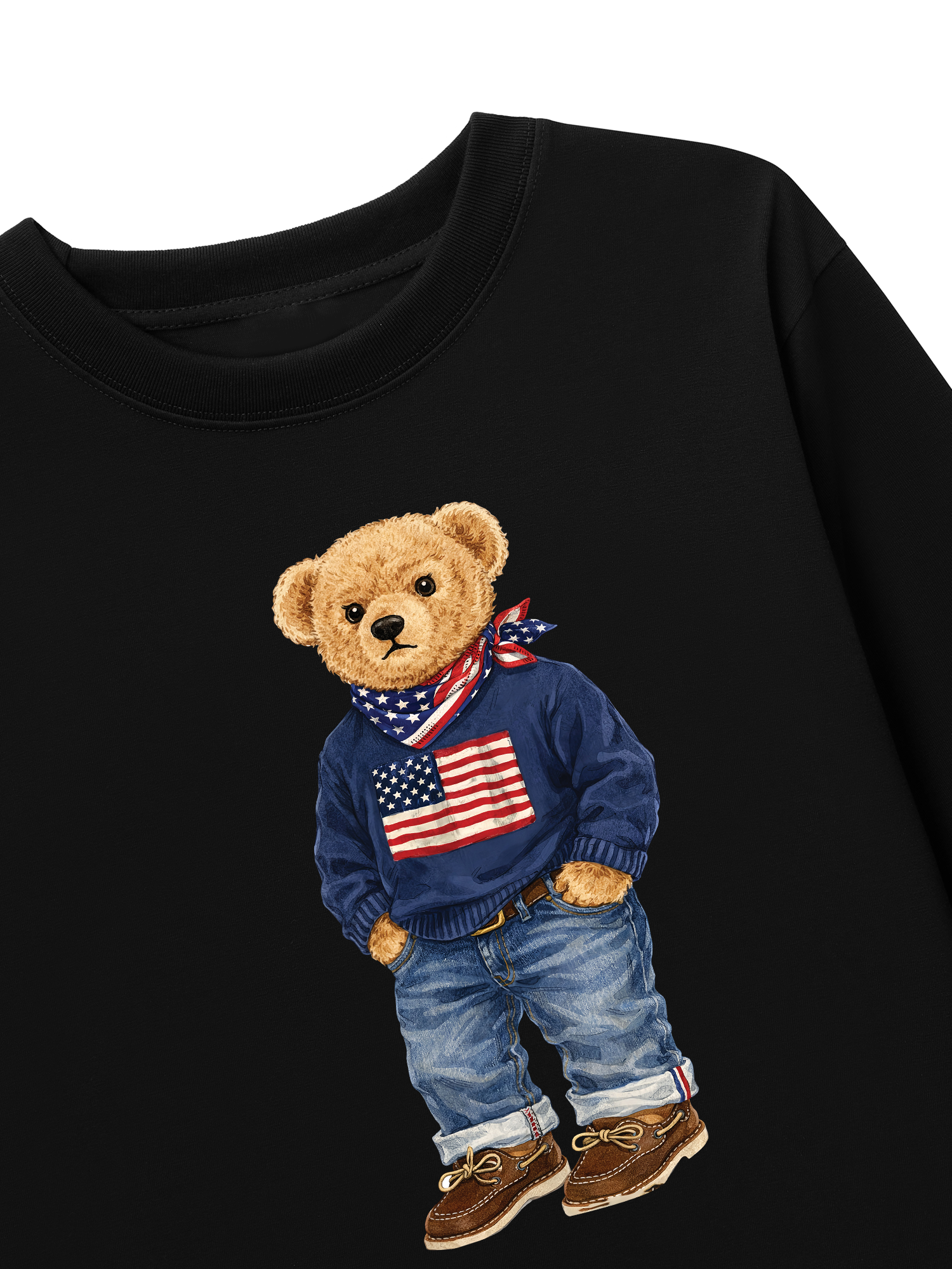 Áo Thun Dài Tay America Boy